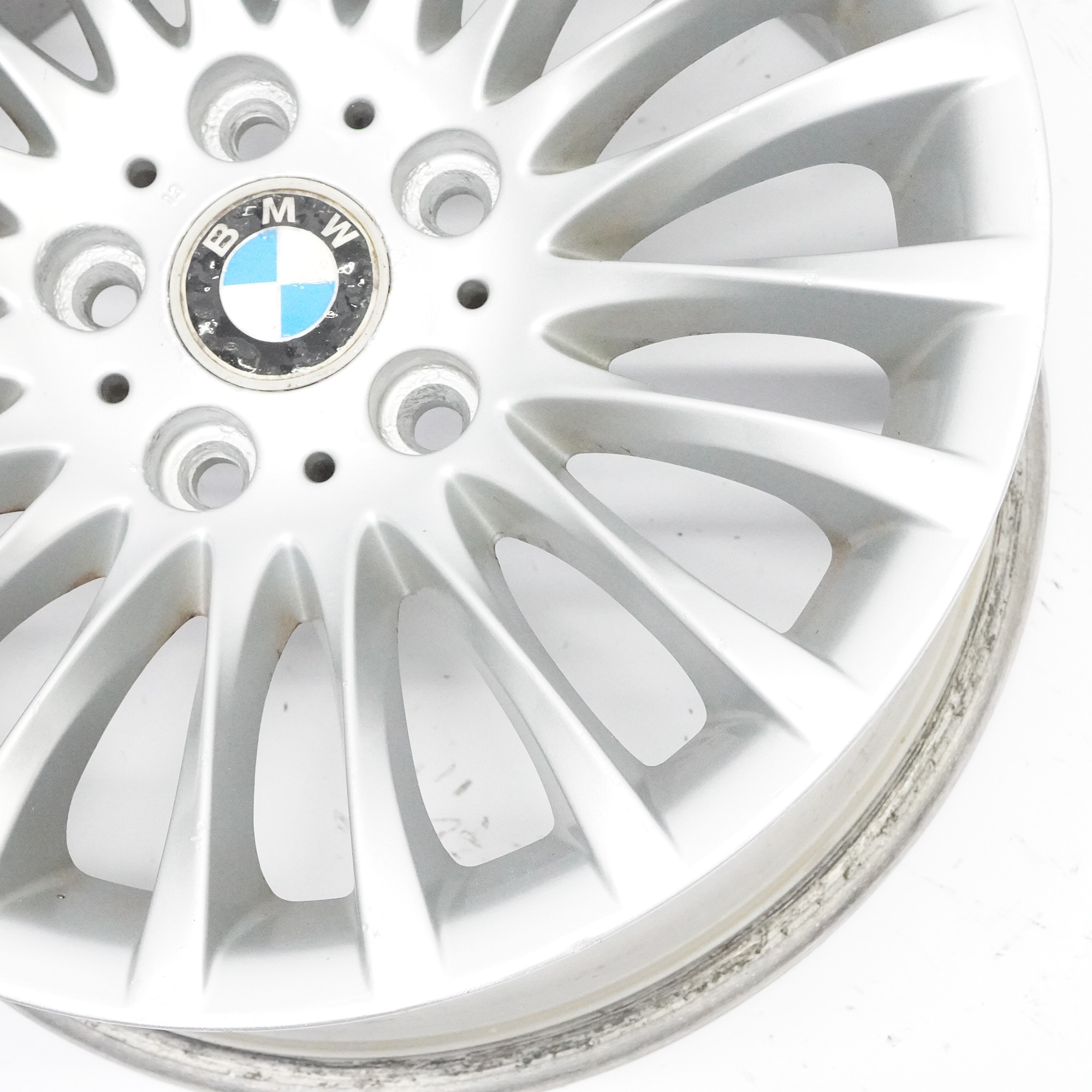 BMW E90 E91 Jante Alliage Argent 17" ET:34 8J Spider Spoke 187 6768969