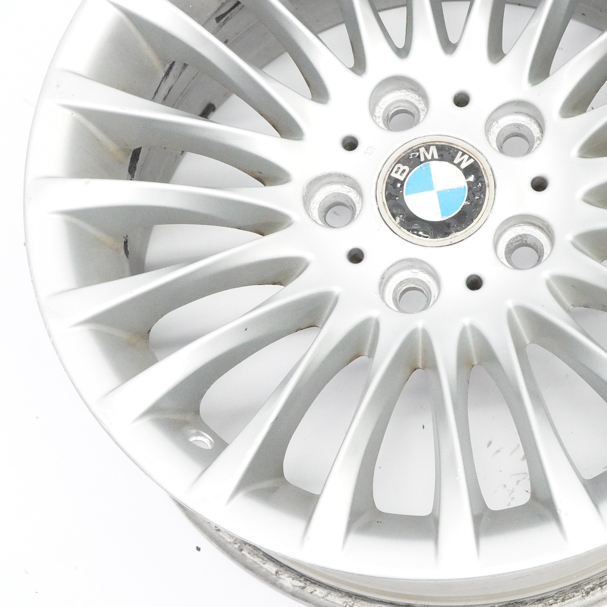 BMW E90 E91 Jante Alliage Argent 17" ET:34 8J Spider Spoke 187 6768969