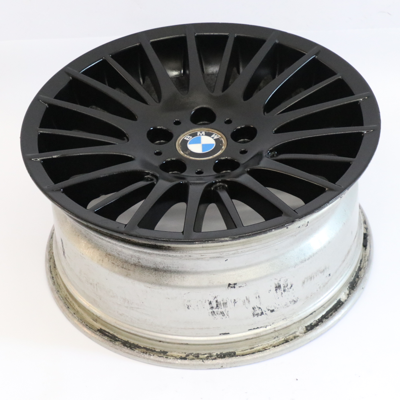 BMW E90 E91 E92 E93 Jante Alliage Noir 17" Spider Spoke 160 ET:34 8J 6775598