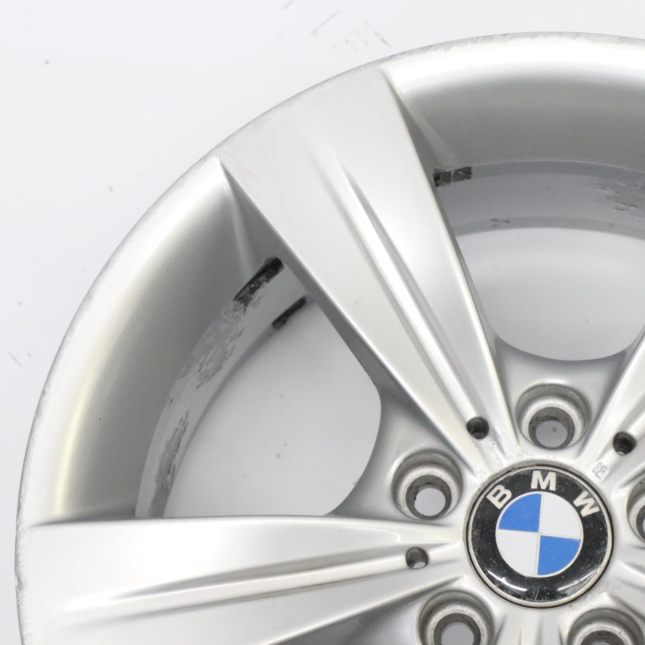 Bmw E90 E91 E92 Front Silver Wheel Alloy Rim 18" Star Spoke 287 8j ET:34 6783634