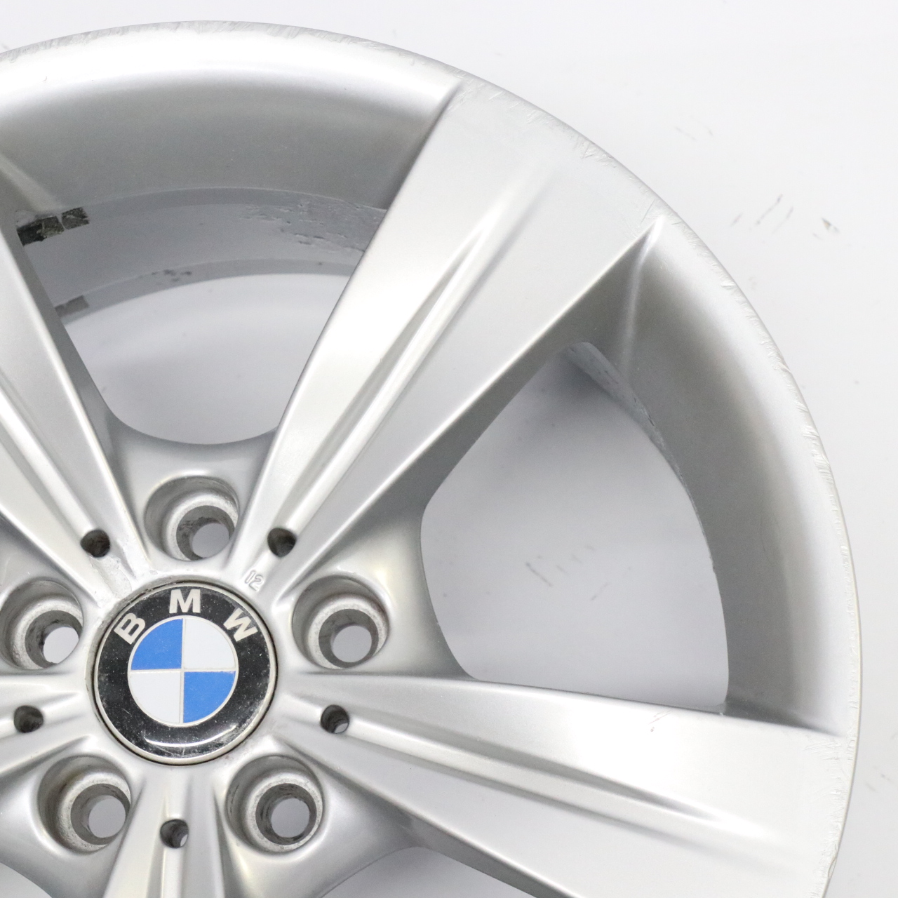 Bmw E90 E91 E92 Front Silver Wheel Alloy Rim 18" Star Spoke 287 8j ET:34 6783634