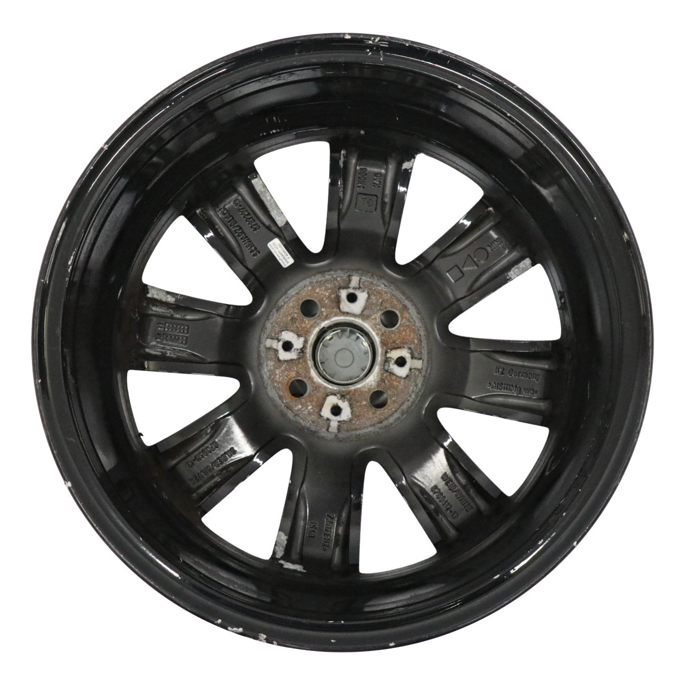 Mini Cooper R50 R55 R56 R57 Schwarz Felge 17" 7J Crown Spoke 104