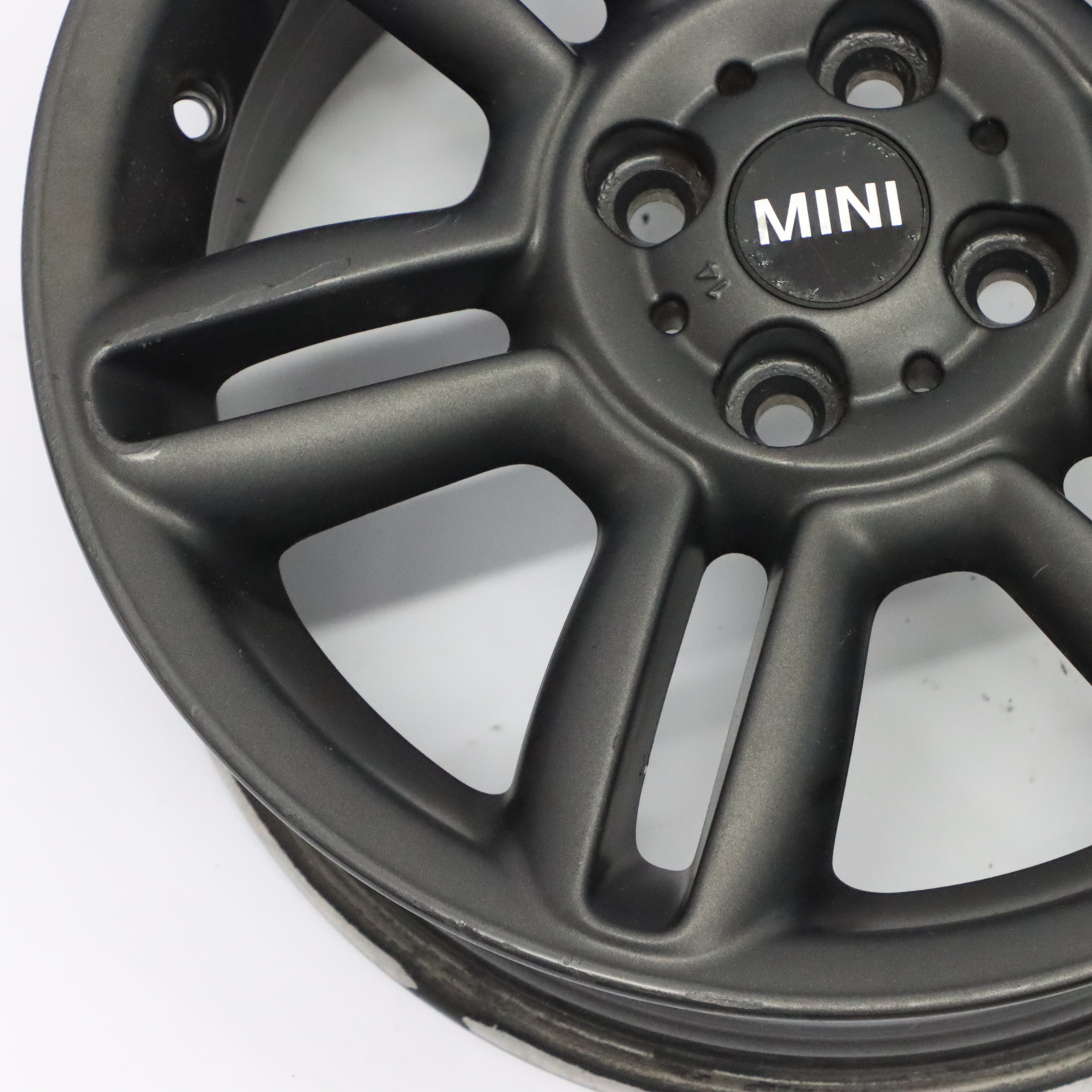 Mini R55 R56 R57 Black Wheel Alloy Rim 16" 6,5J ET:48 Twin Spoke 119 6793404