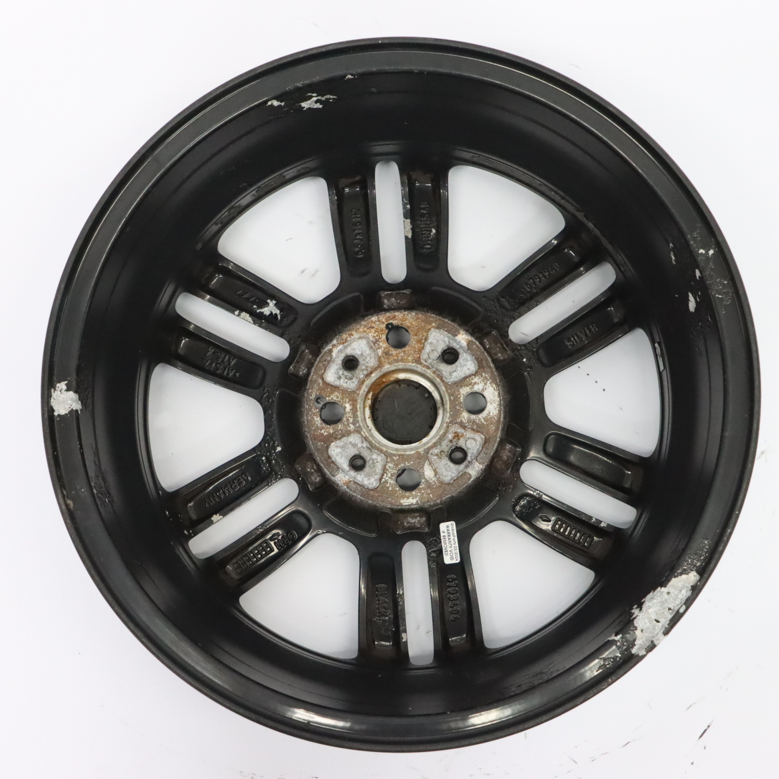 Mini R55 R56 R57 Schwarz Felge 16" 6,5J ET:48 Doppel speiche 119 6793404