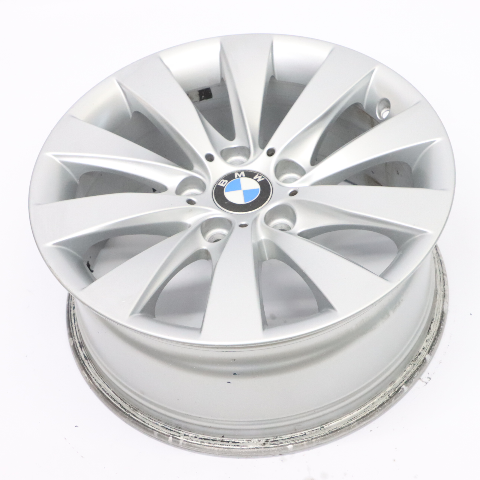 BMW F30 F31 F32 Silver Alloy Wheel Rim 17" V Spoke 413 7,5J ET:37 6796240