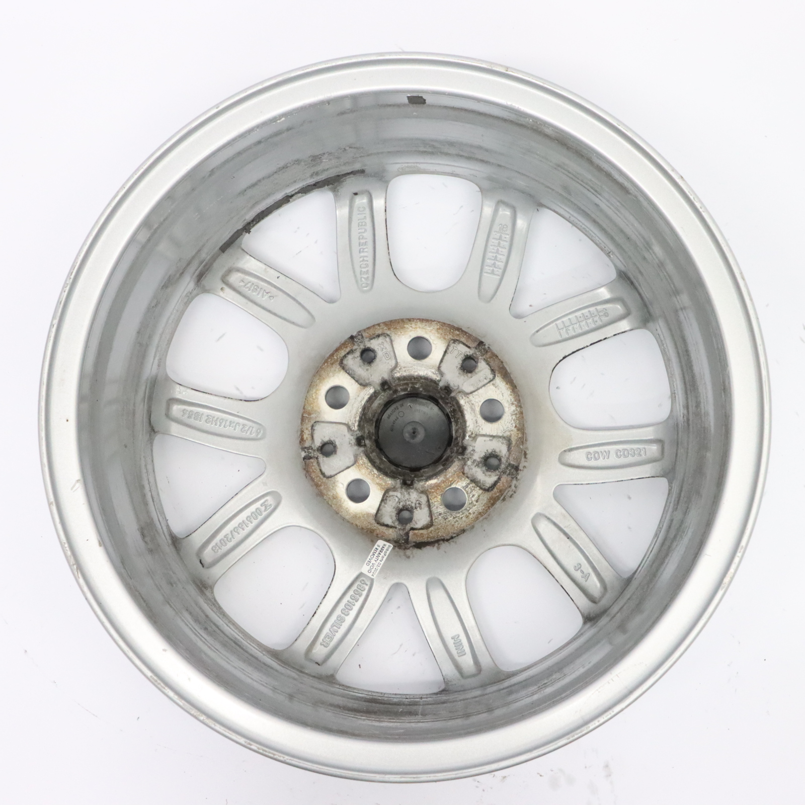 Mini Cooper F55 F56 Jante argentée en alliage 16" Loop Spoke 494 6,5J ET:54