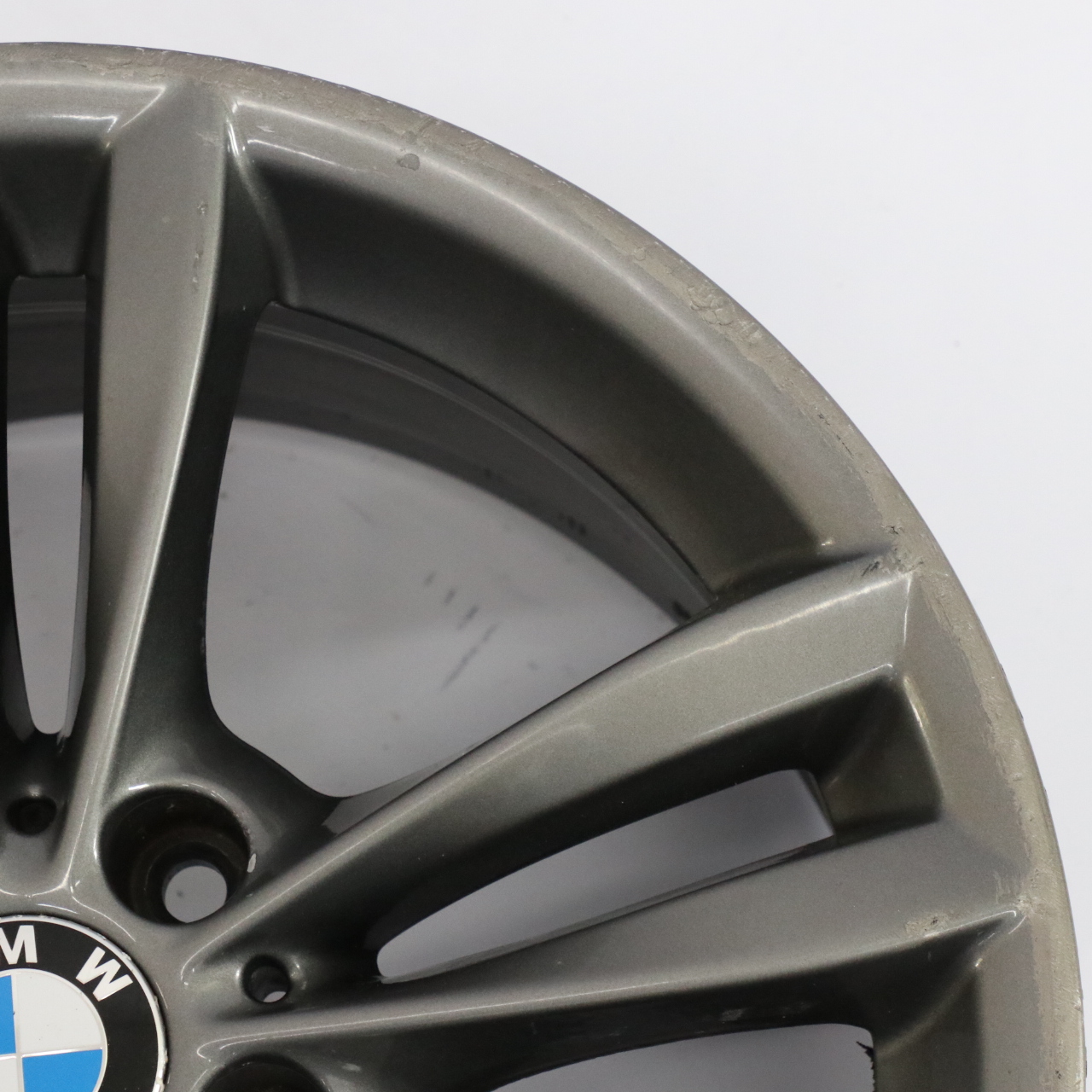 BMW F30 F31 F34 LCI Grey Alloy Wheel Rim 18" V Spoke 658 8J ET:34 6866306