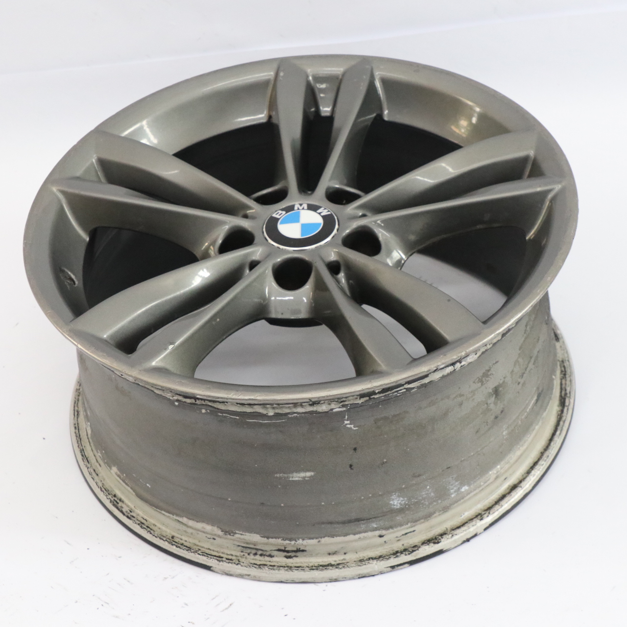 BMW F30 F31 F34 LCI Grey Alloy Wheel Rim 18" V Spoke 658 8J ET:34 6866306