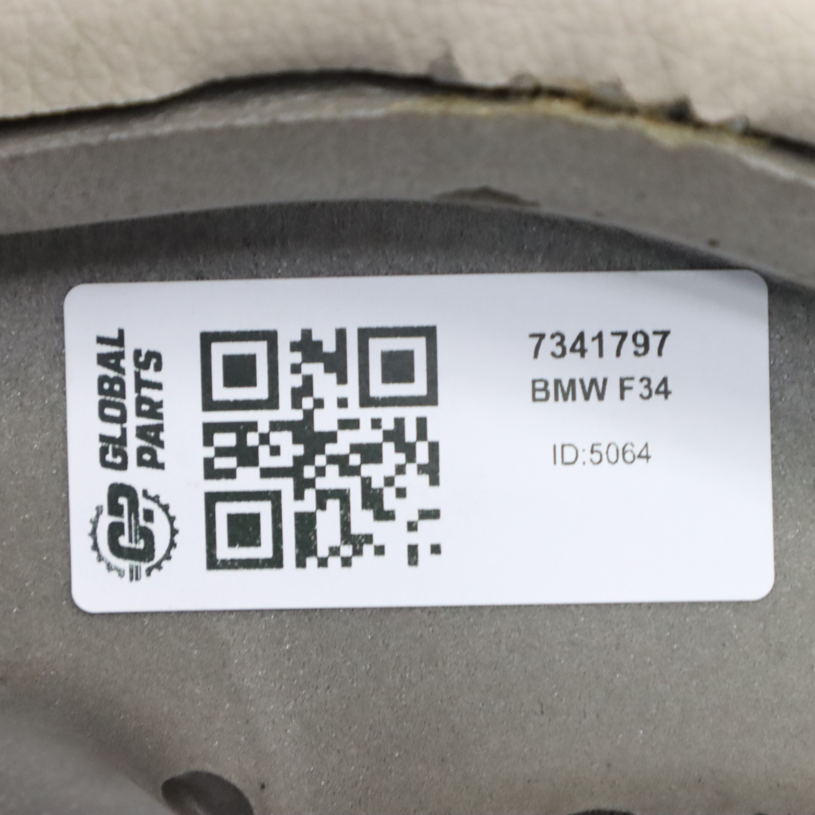 Sitz Seitenverkleidung BMW F34 GT Hinten Links Verkleidungsplatte Leder Oyster