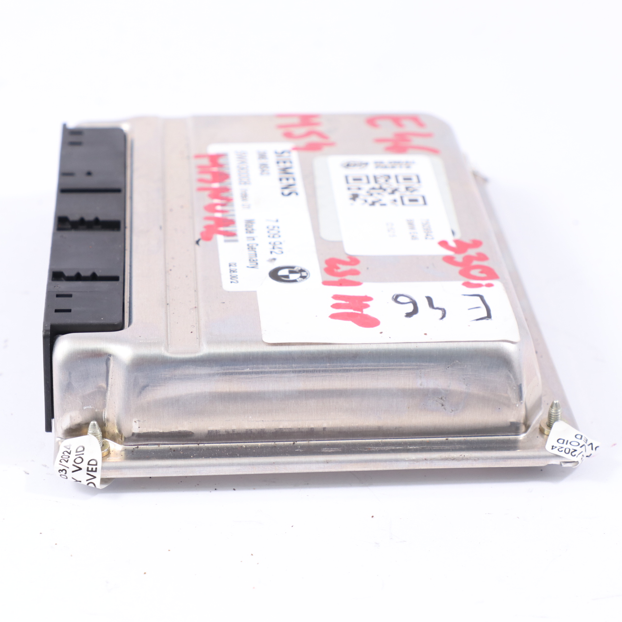 BMW E46 330i M54 231PS Motorsteuergerät Modul ECU DME 7509942 Schaltgetriebe