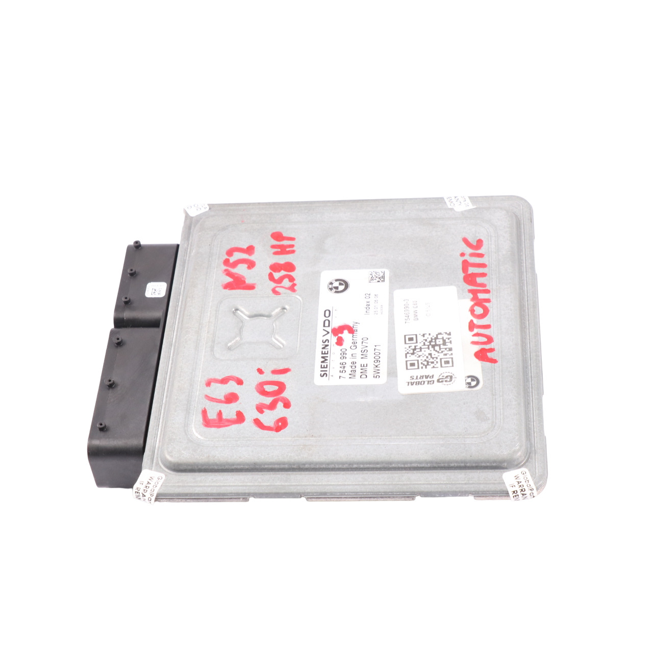 BMW E60 E63 E64 530i 630i N52 258HP Motorsteuergerät Modul ECU DME 7546990