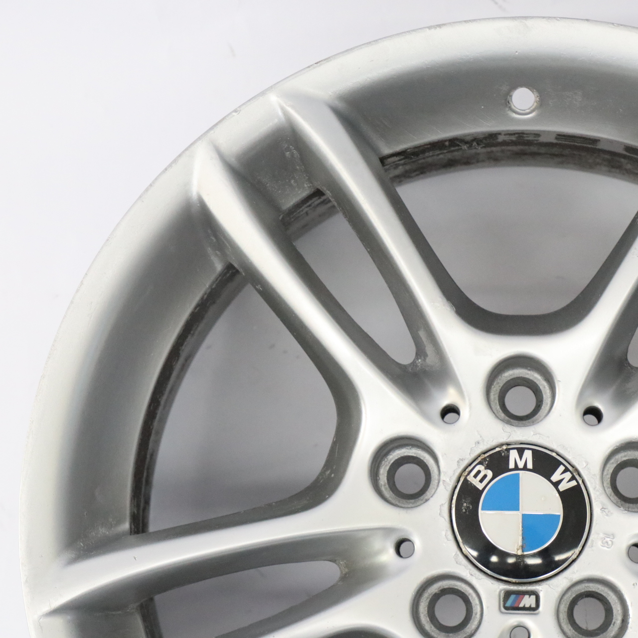 BMW E87 Silver Rear Alloy Wheel Rim 18" 8,5J ET:52 M Double Spoke 261 7842608