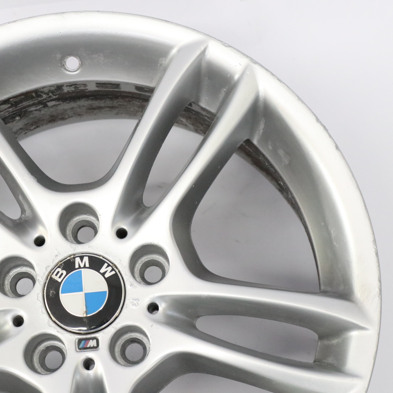 BMW E87 Silver Rear Alloy Wheel Rim 18" 8,5J ET:52 M Double Spoke 261 7842608