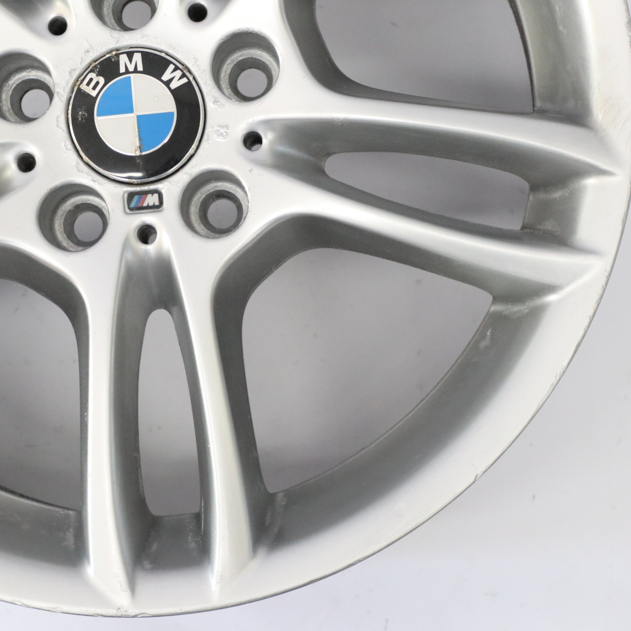 BMW E87 Silver Rear Alloy Wheel Rim 18" 8,5J ET:52 M Double Spoke 261 7842608