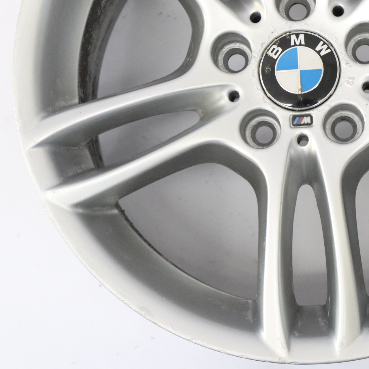 BMW E87 Silver Rear Alloy Wheel Rim 18" 8,5J ET:52 M Double Spoke 261 7842608