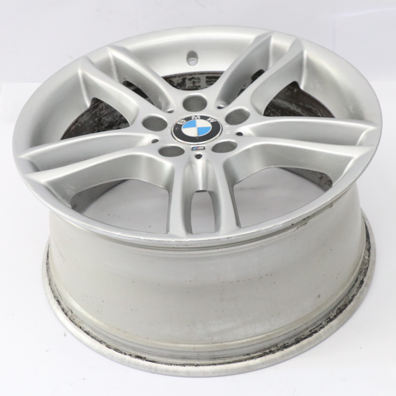 BMW E87 Silver Rear Alloy Wheel Rim 18" 8,5J ET:52 M Double Spoke 261 7842608