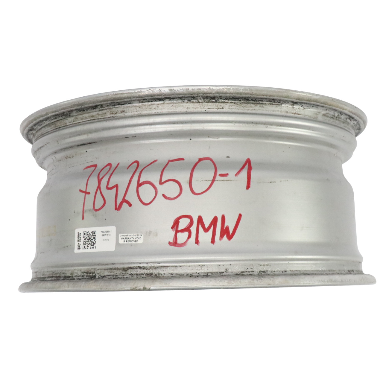 BMW 5 6 F10 F11 F12 Silber Felge Alufelge Rad M Doppelspeiche 350 8J 18" ET:30