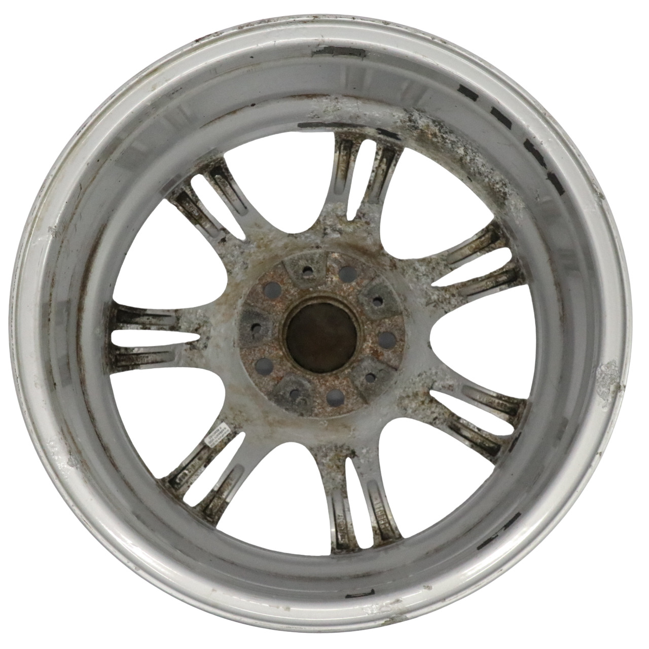 BMW 5 6 F10 F11 F12 Silber Felge Alufelge Rad M Doppelspeiche 350 8J 18" ET:30