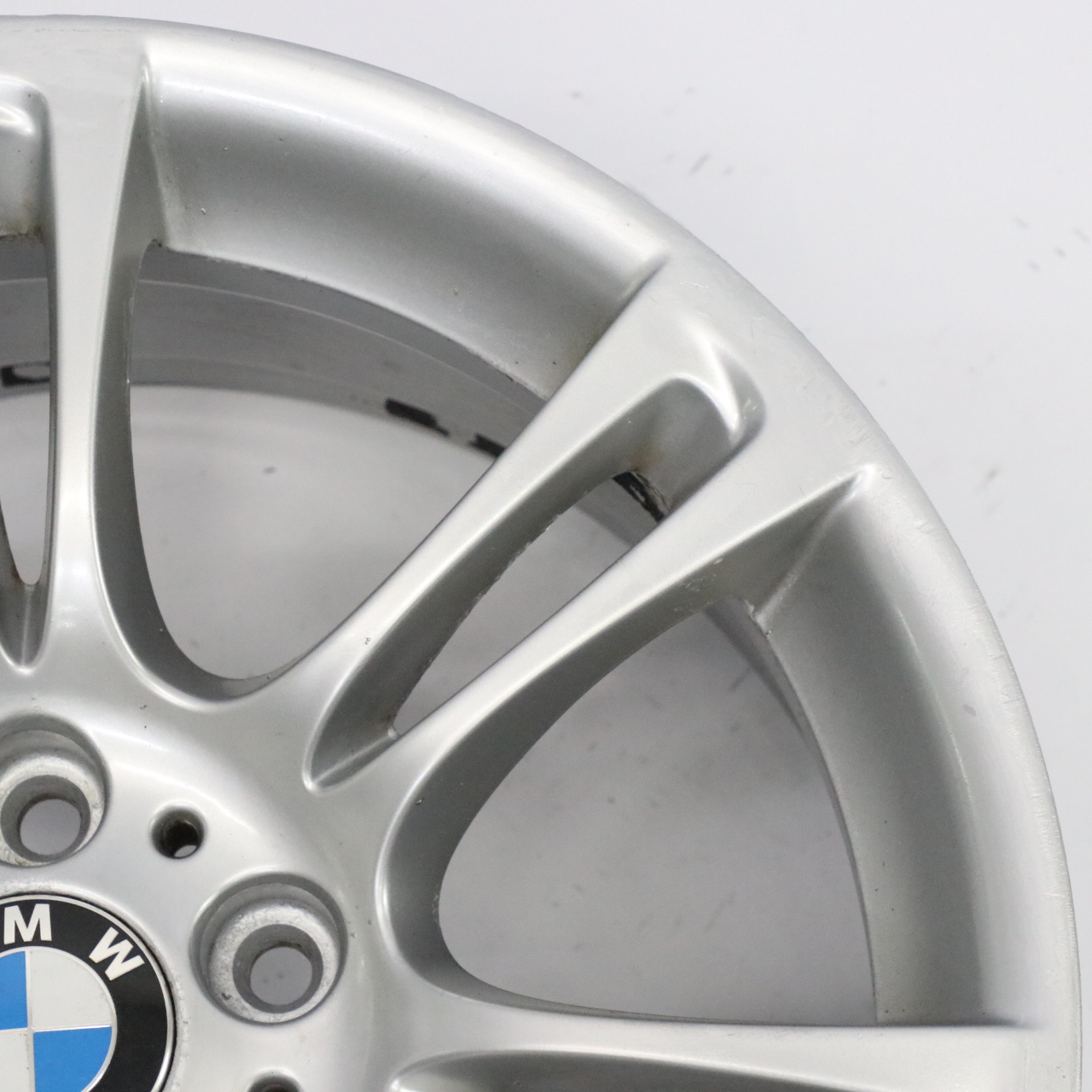 BMW 5 6 F10 F11 F12 Silber Felge Alufelge Rad M Doppelspeiche 350 8J 18" ET:30