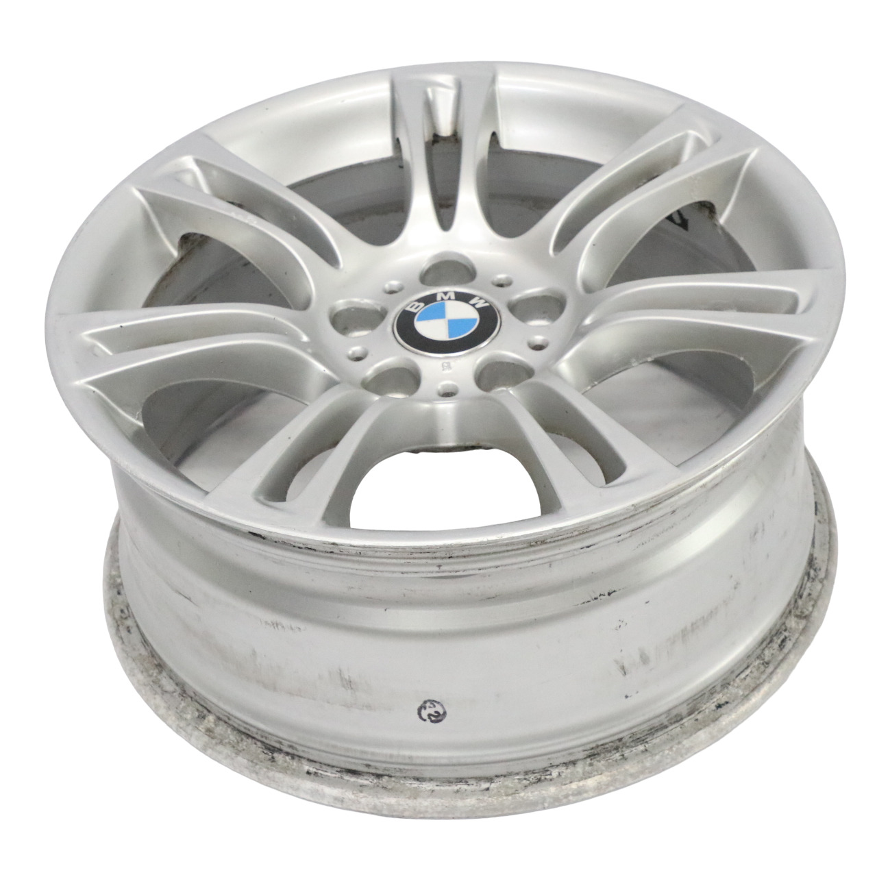 BMW 5 6 F10 F11 F12 Silber Felge Alufelge Rad M Doppelspeiche 350 8J 18" ET:30