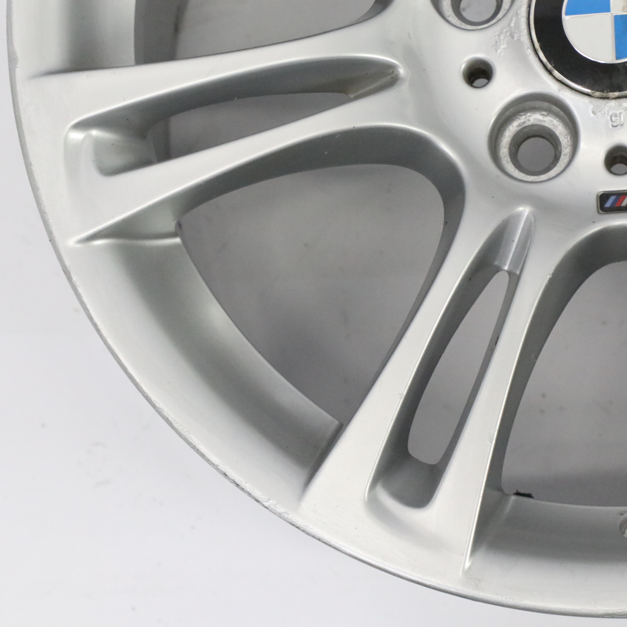 BMW 5 6 F10 F11 F12 Silber Felge Alufelge Rad M Doppelspeiche 350 9J 18" ET:44