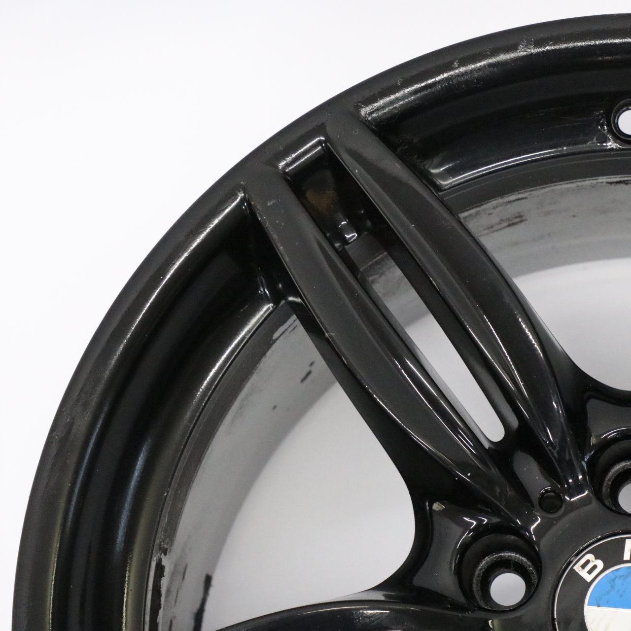 BMW F10 F12 Schwarzes Hinterrad Leicht metall felge 9J 19" ET:44 7842653