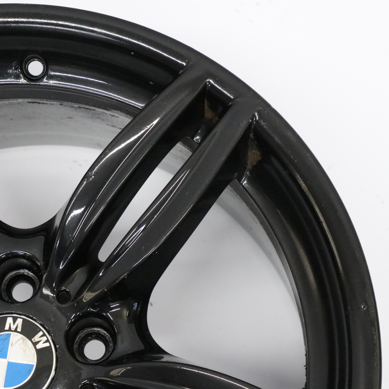 BMW F10 F12 Schwarzes Hinterrad Leicht metall felge 9J 19" ET:44 7842653