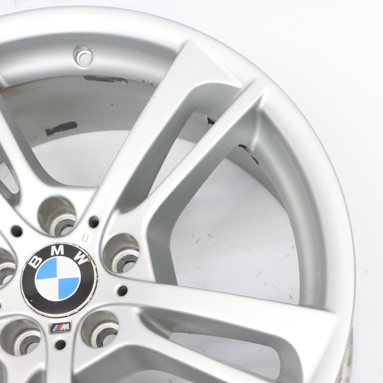 BMW X3 F25 Front Silber Felge Leichtmetall 19" M Doppelspeiche 369 8,5J 7844250