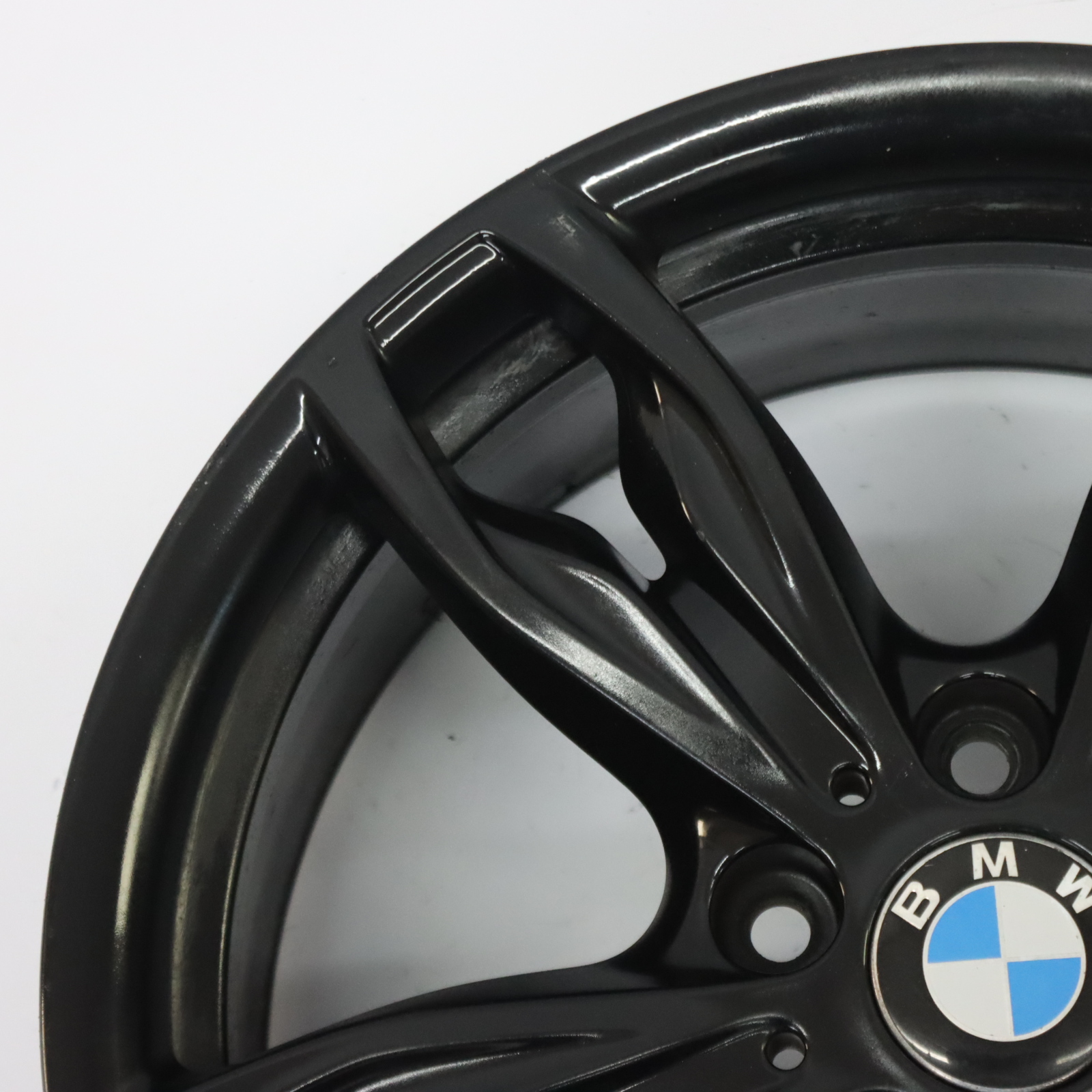 BMW F20 F21 F22 F23 Black Wheel Alloy Rim 18" M Double Spoke 436 ET:45 7,5J