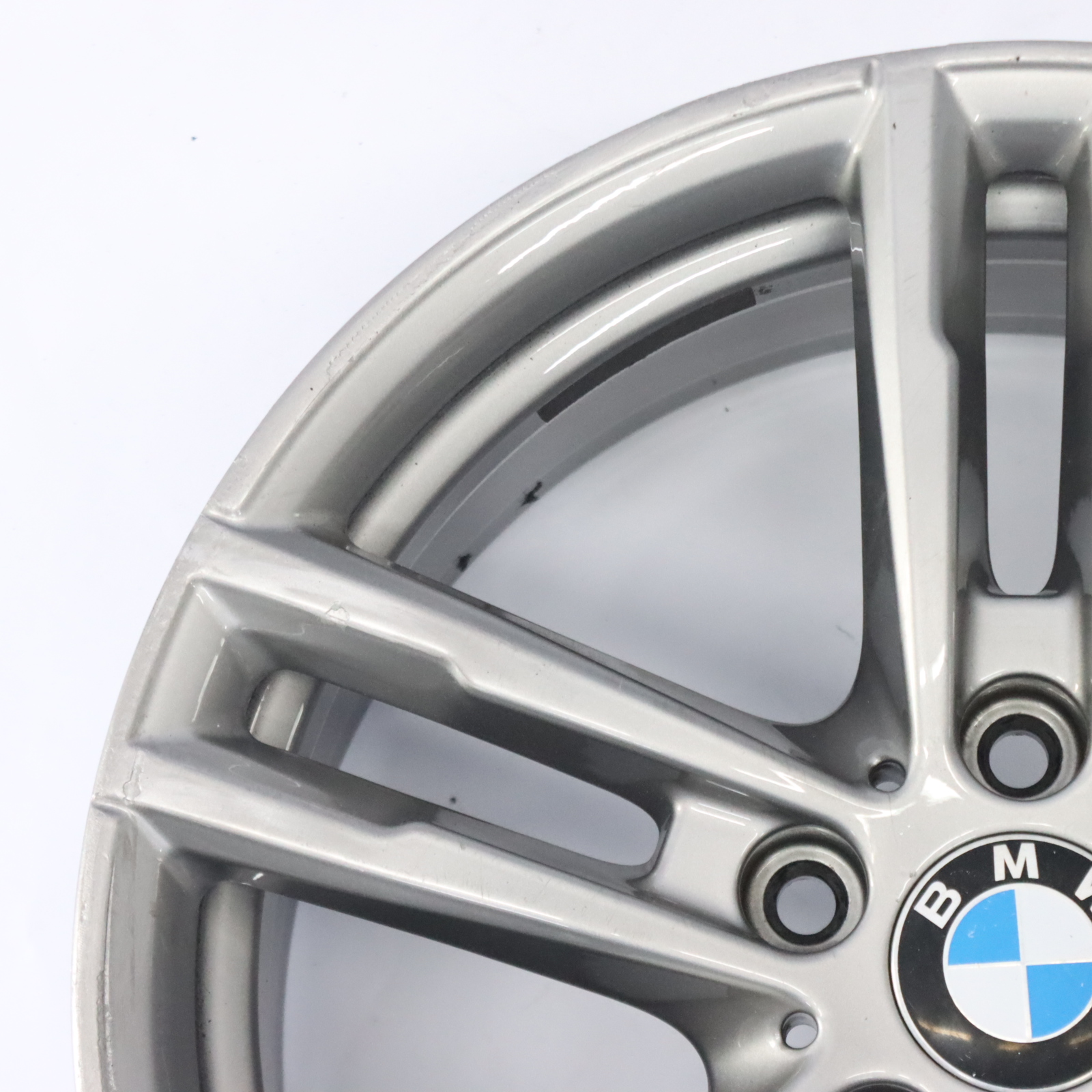 BMW F20 Front Ferric Grey Alloy Wheel Rim 18" M Double Spoke 719 7,5J 8009701