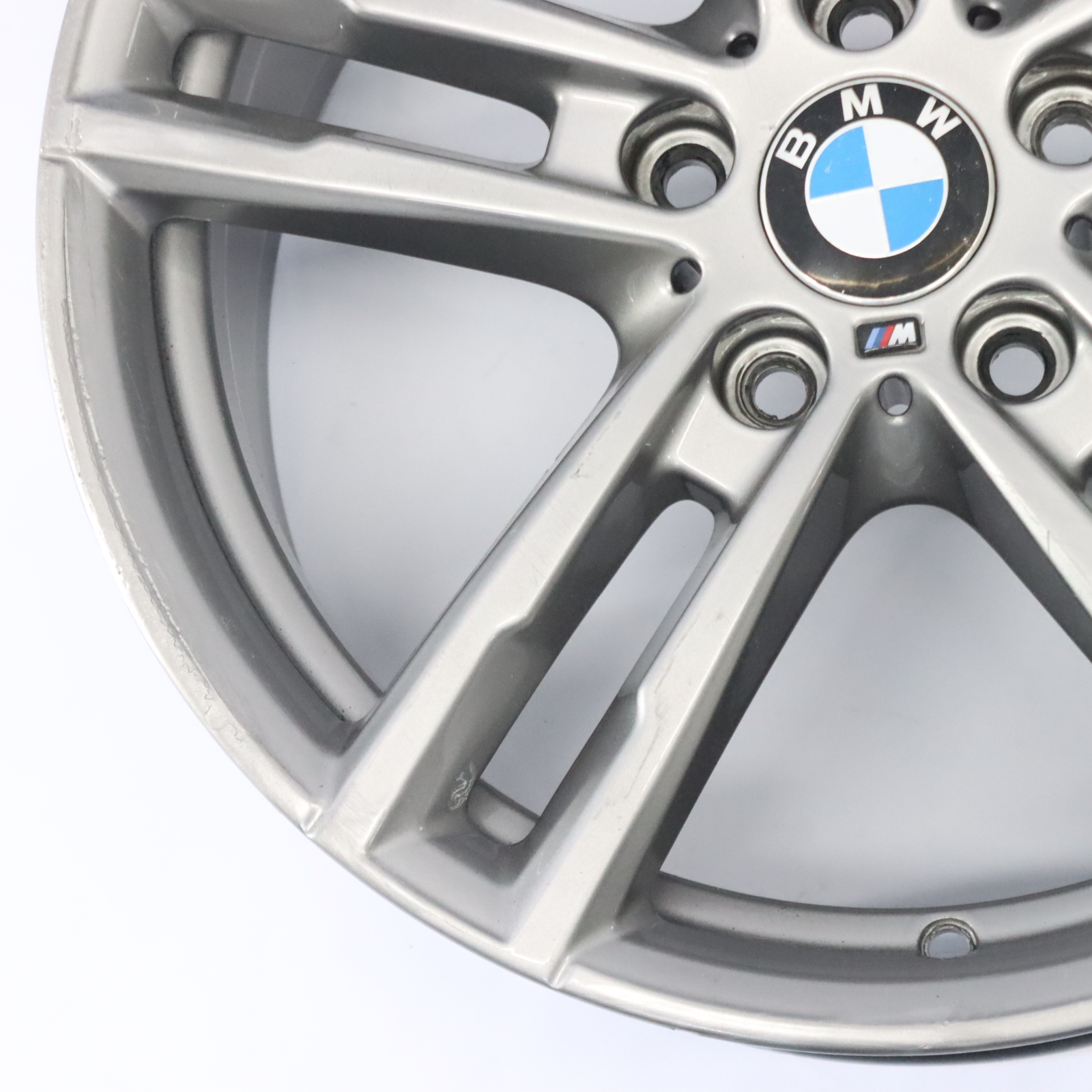 BMW F20 Front Ferric Grey Alloy Wheel Rim 18" M Double Spoke 719 7,5J 8009701