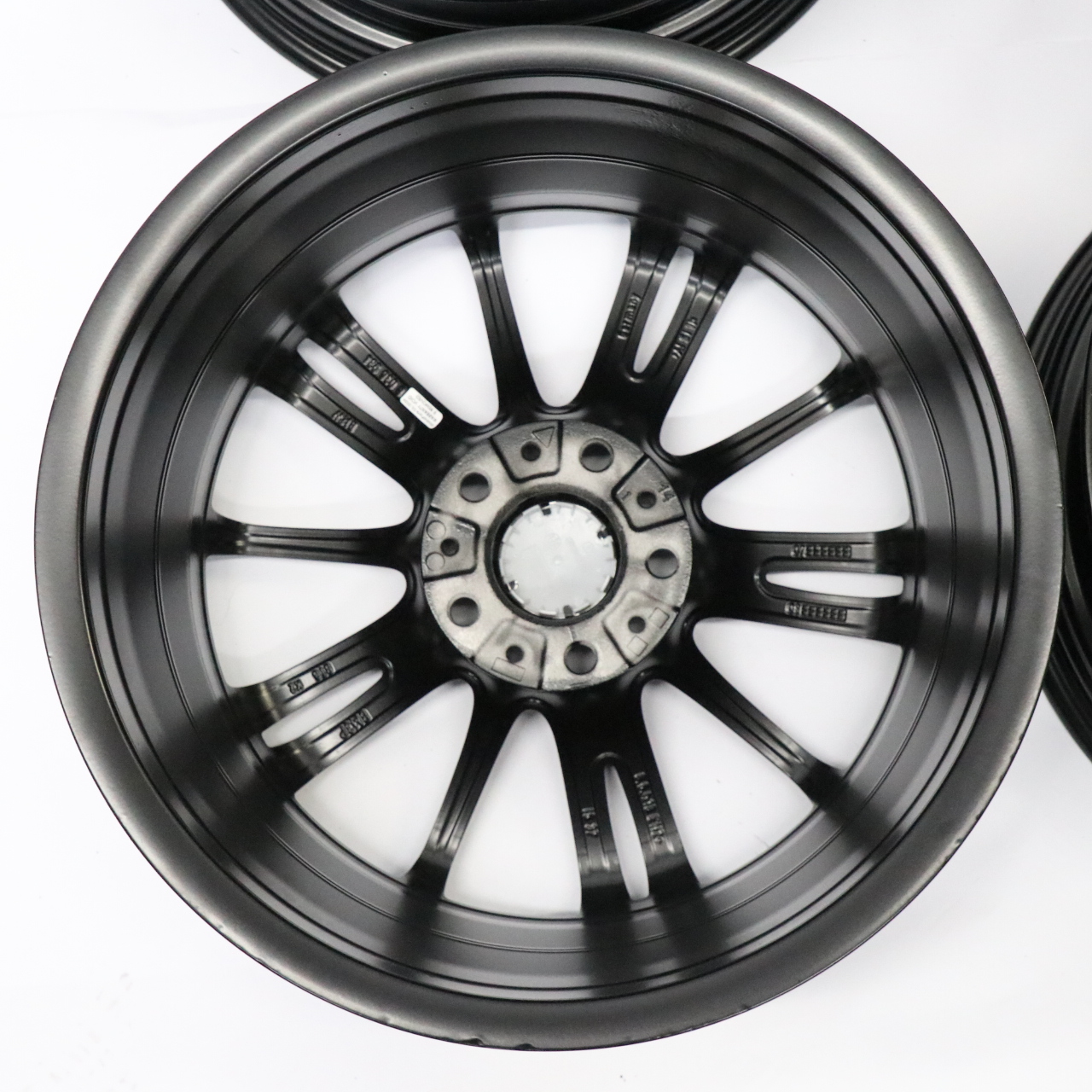 BMW E90 E91 E92 E93 Komplett satz 4x Schwarz Felge 18" M Spider Speiche 193