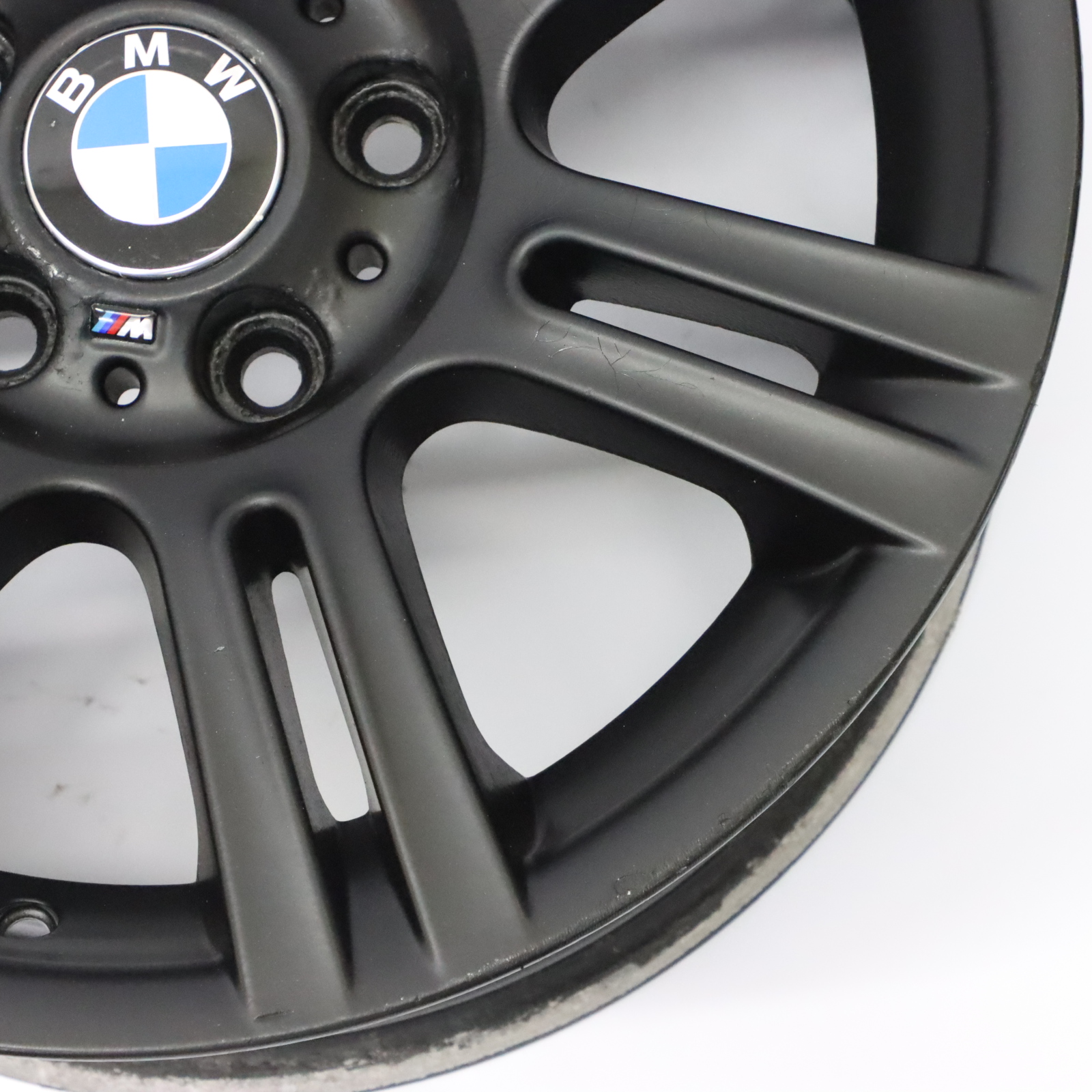 BMW E90 E91 Schwarz Alu Felge Hinten Doppelspeiche 194 17" ET:37 8,5J 8036936