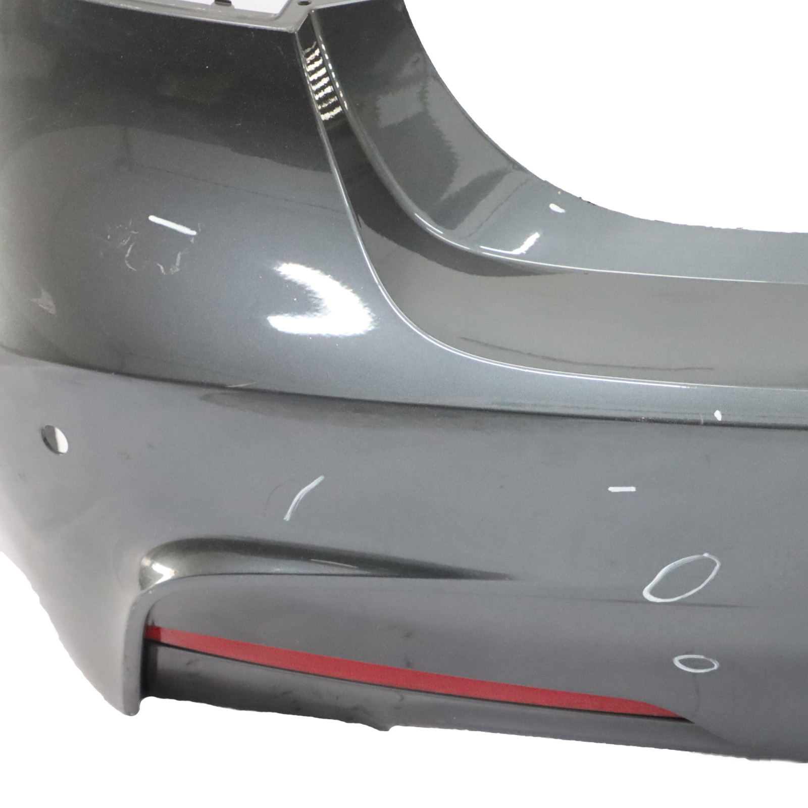 BMW F30 M Sport Rear Bumper Trim Panel PDC Mineral Grey Metallic - B39 8056497