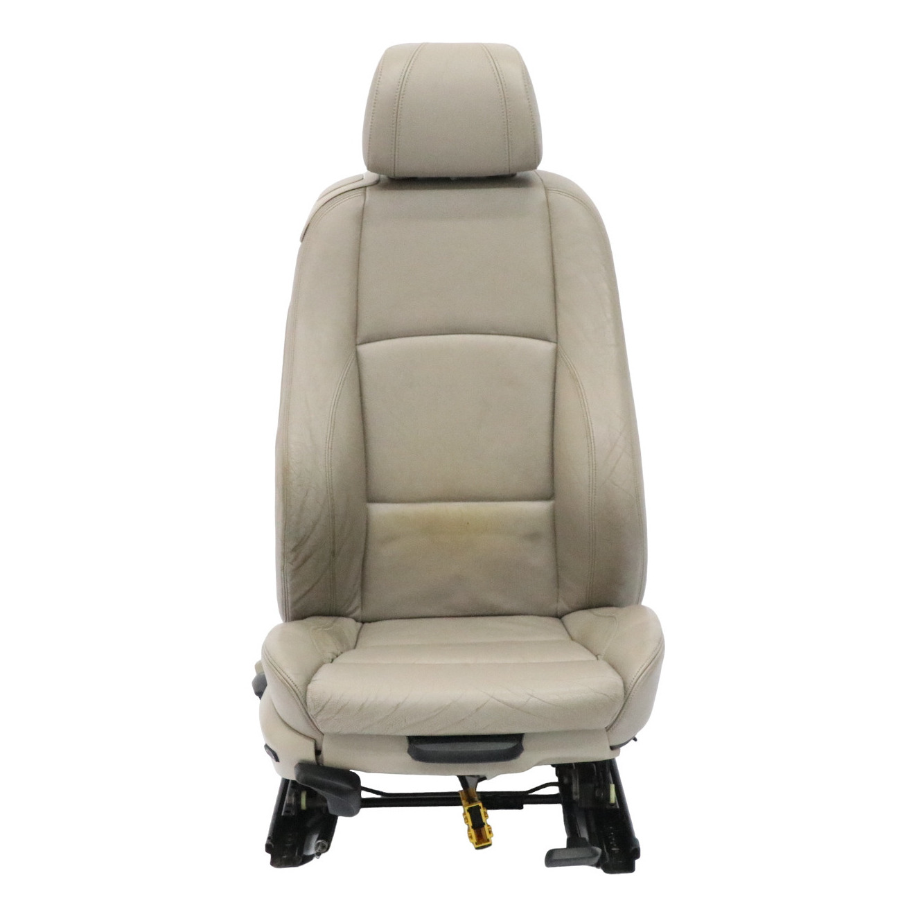 BMW E81 Vorne Rechts Sitz Beheizt Leder Boston Beige Interieur 9124310