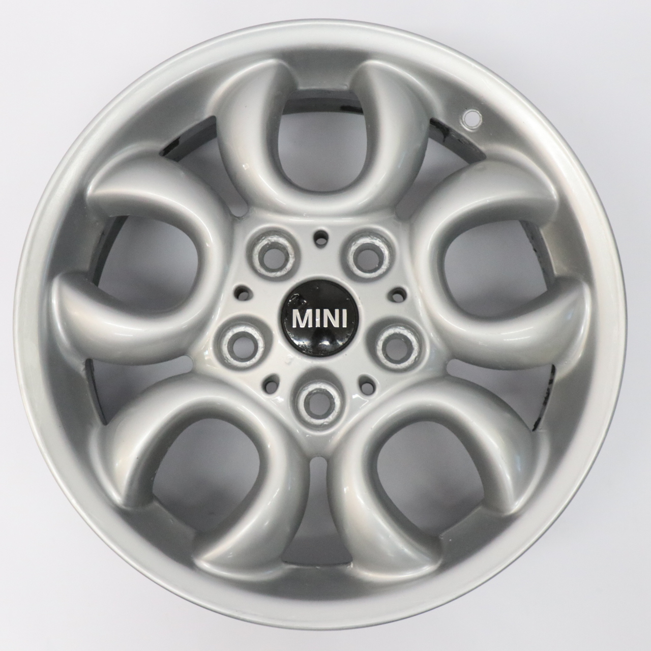 Mini R60 R61 Silberne Leicht metall felge 16" Rundspeiche 123 6,5J ET:46 9803725