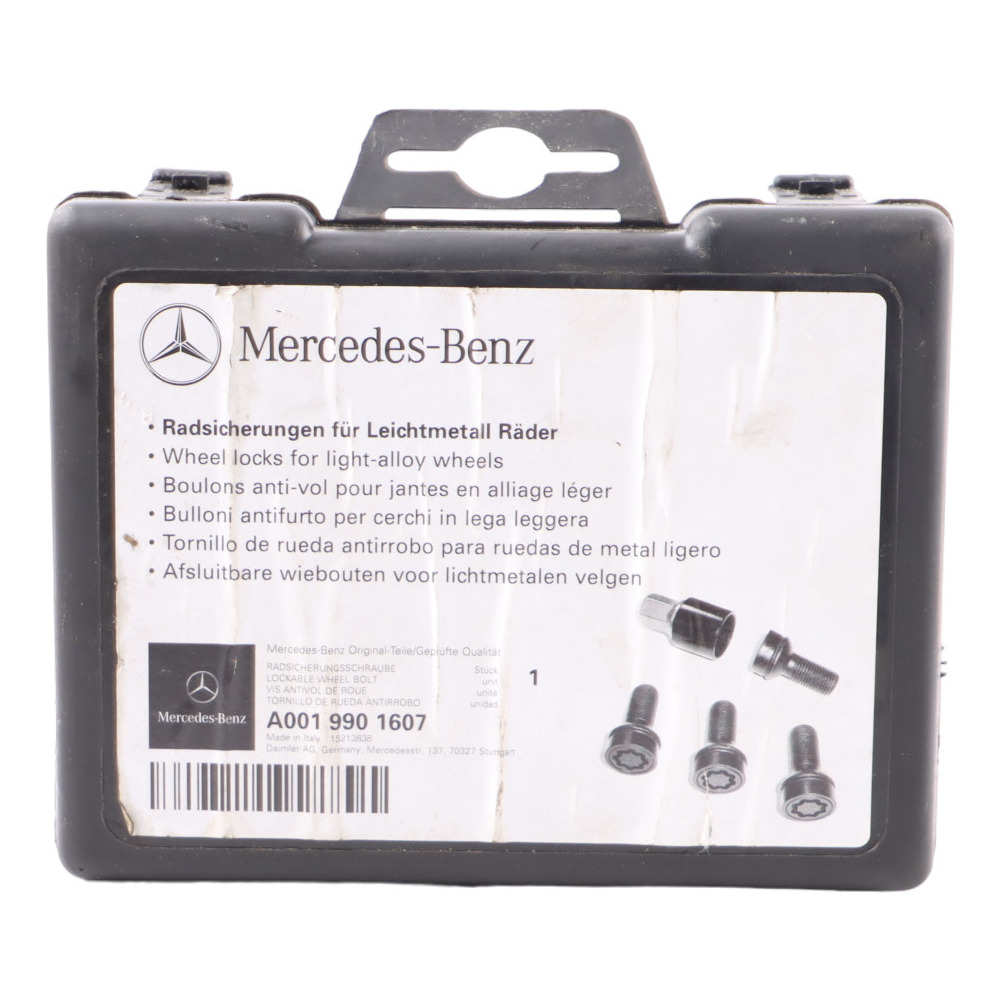 Sicher Heits Schrauben Mercedes W176 W204 W205 Radbolzen Vorne Satz A0019901607