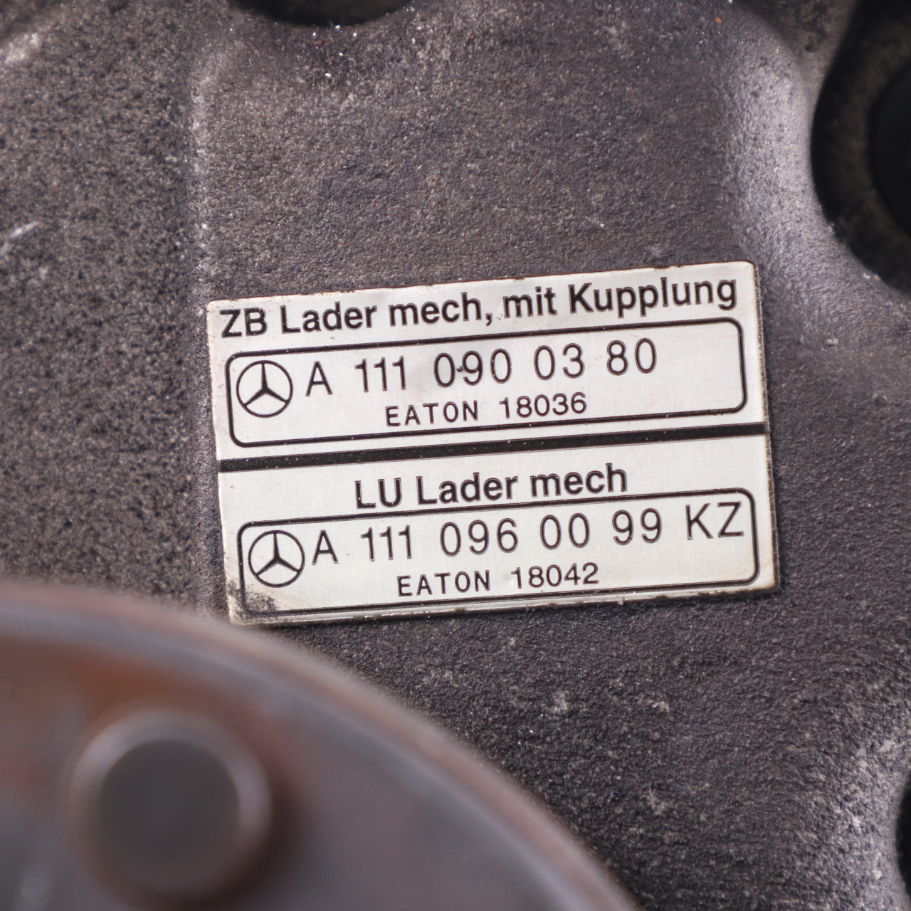 Kompressor Mercedes R170 Benzin OM111 Mechanisches Luftaufladegerät A1110900380