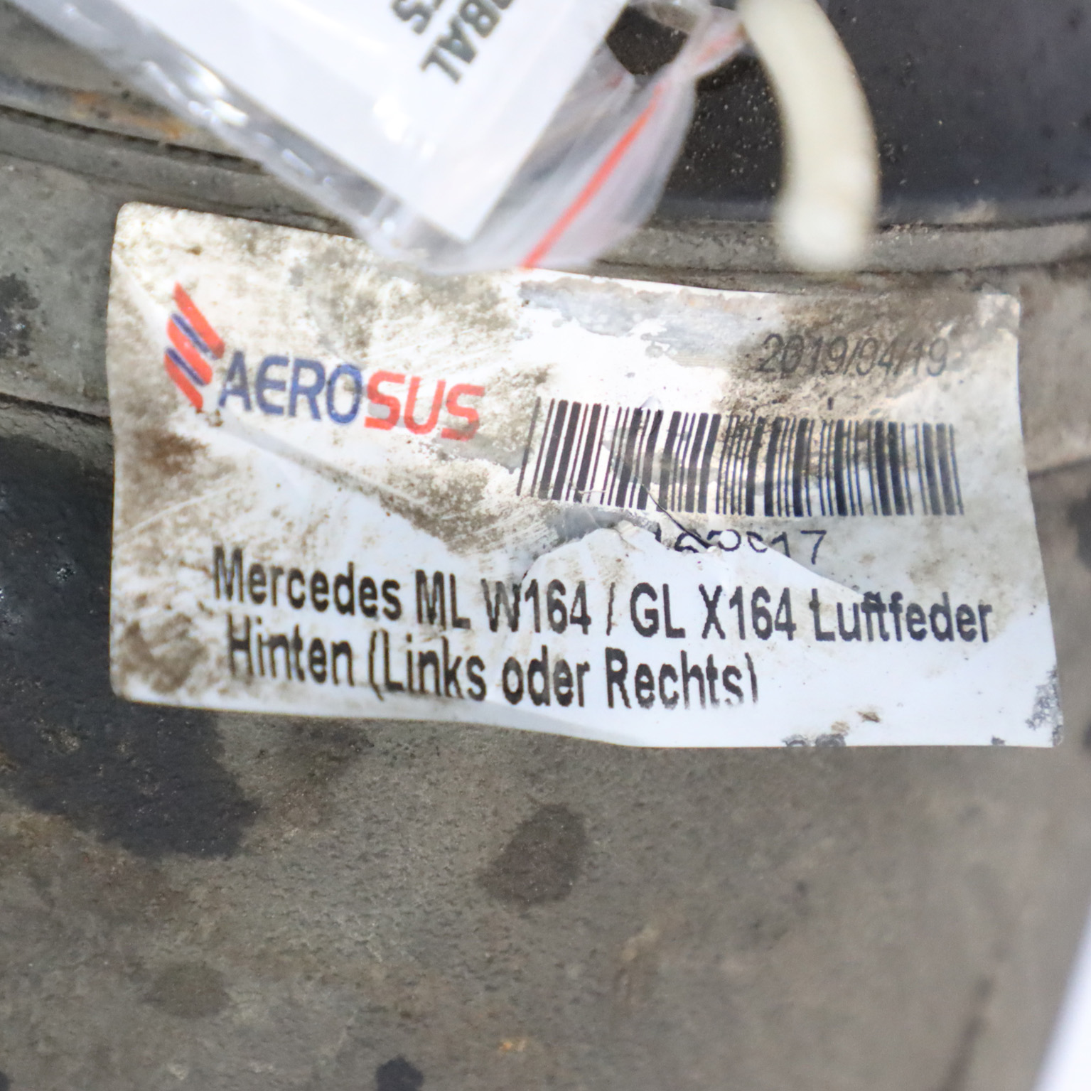 Mercedes ML W164 Hintere Luftfederung Feder Dämpfer Links Rechts A1643200725