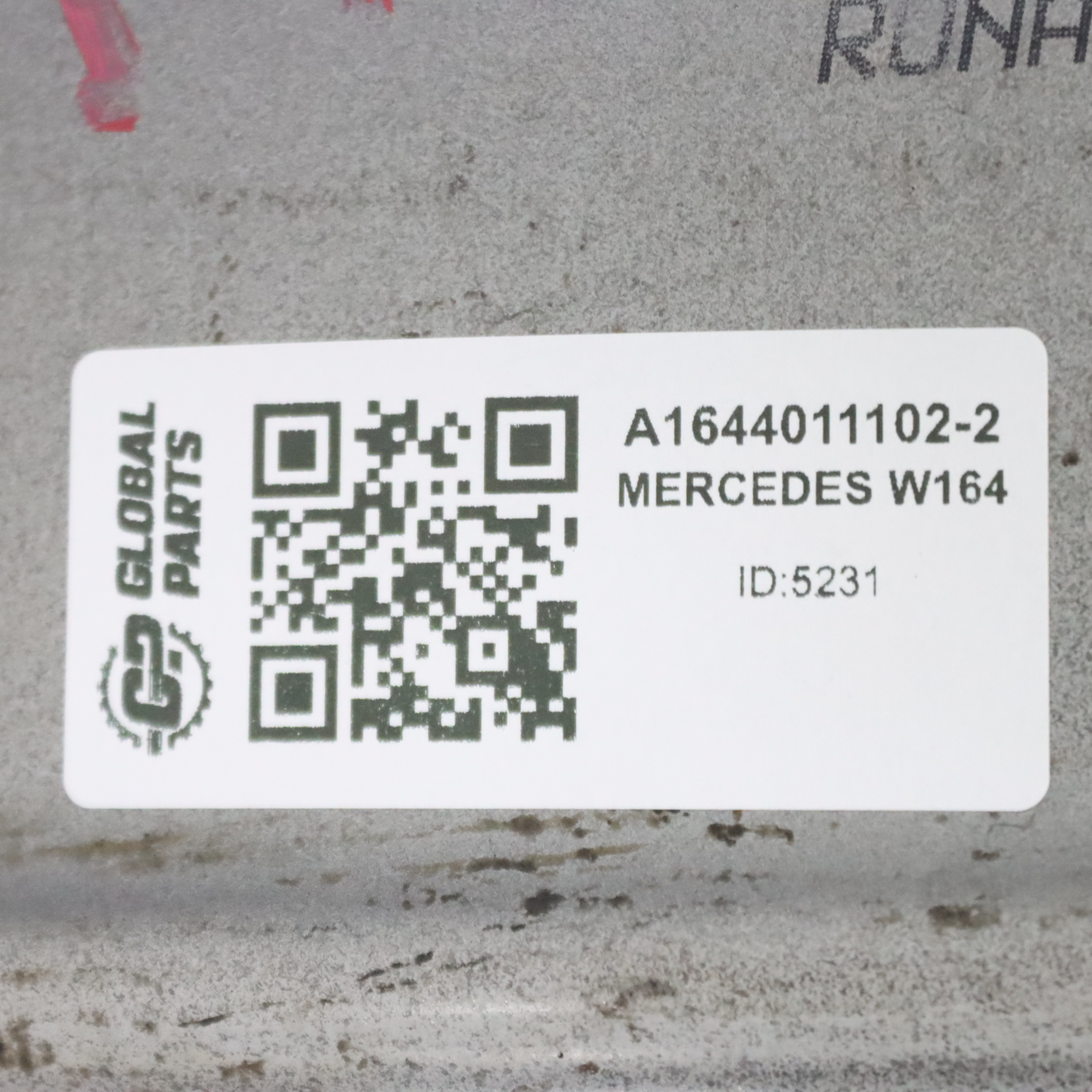 Mercedes ML W164 Grau Leicht metall felge 20" 8,5J ET:56 A1644011102