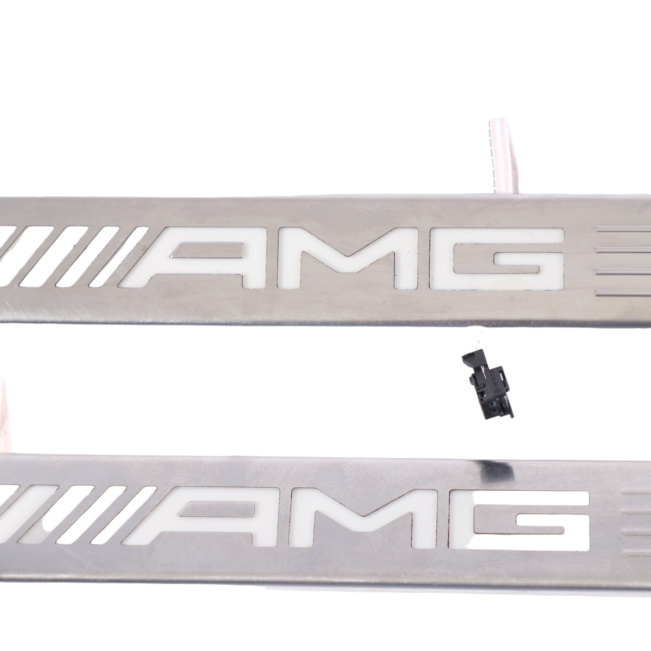 Entrance Sill Cover Mercedes W176 AMG Front Rear Left Right N/O/S Set Iluminated