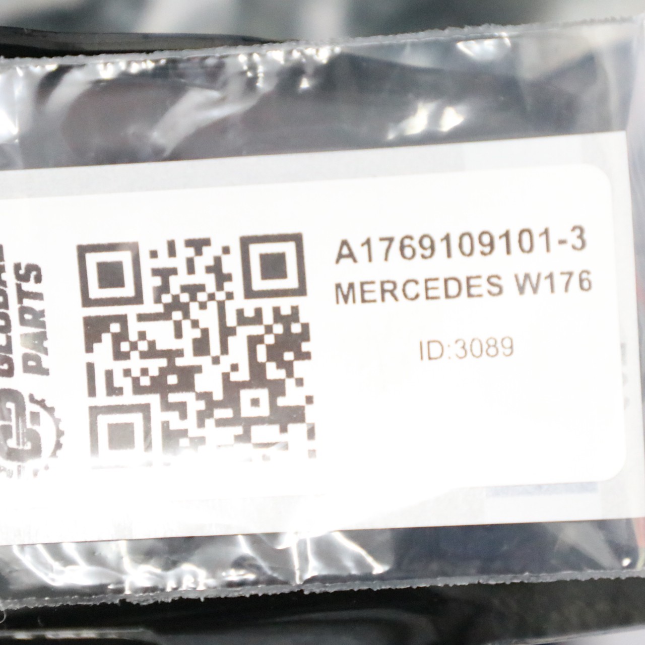 Mercedes W176 Vordersitz links Stoff Kunstleder Mikrofaser Schwarz