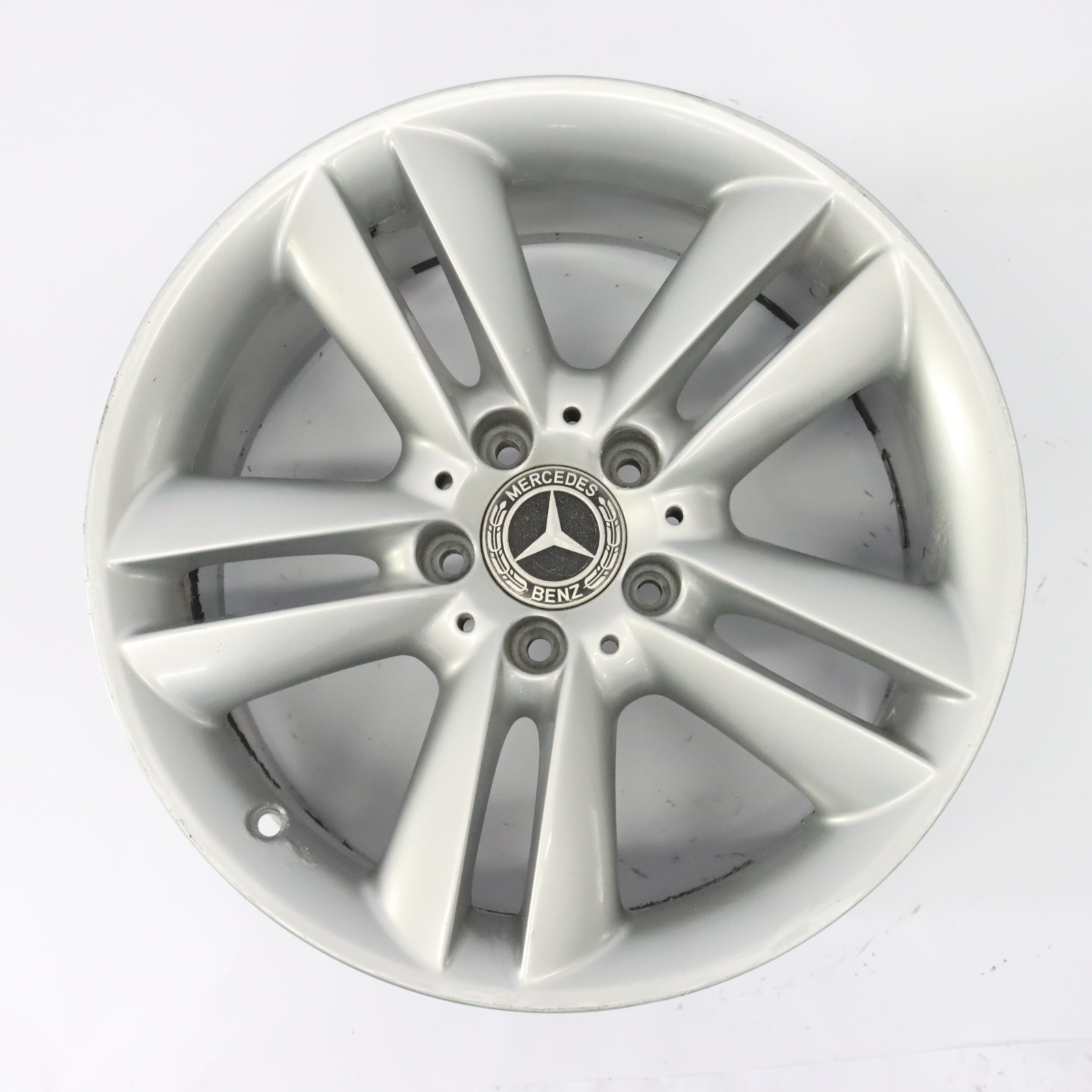 Mercedes C209 Silberne Leicht metall felge 17" 8.5J ET:30 A2094014302