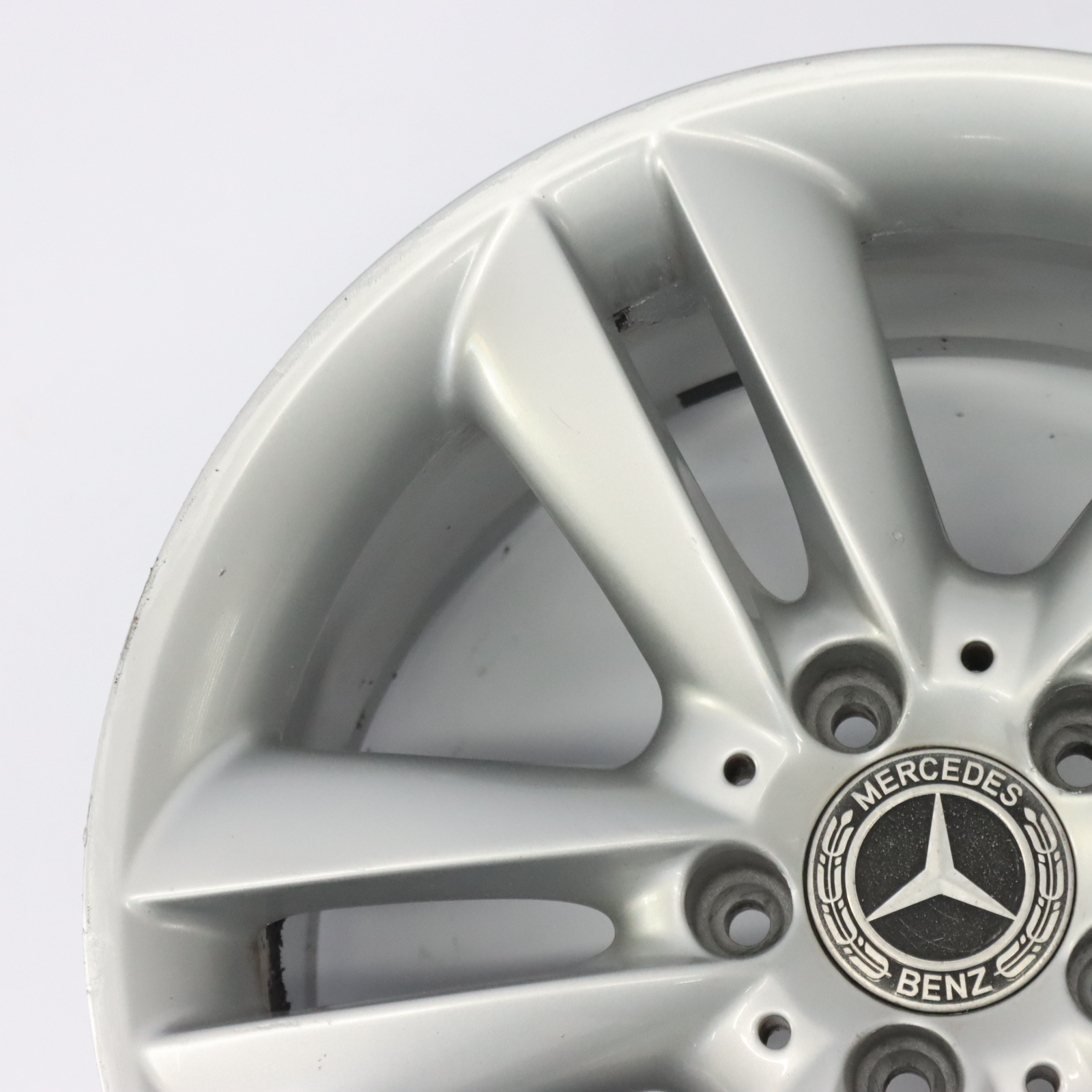 Mercedes C209 Silberne Leicht metall felge 17" 8.5J ET:30 A2094014302