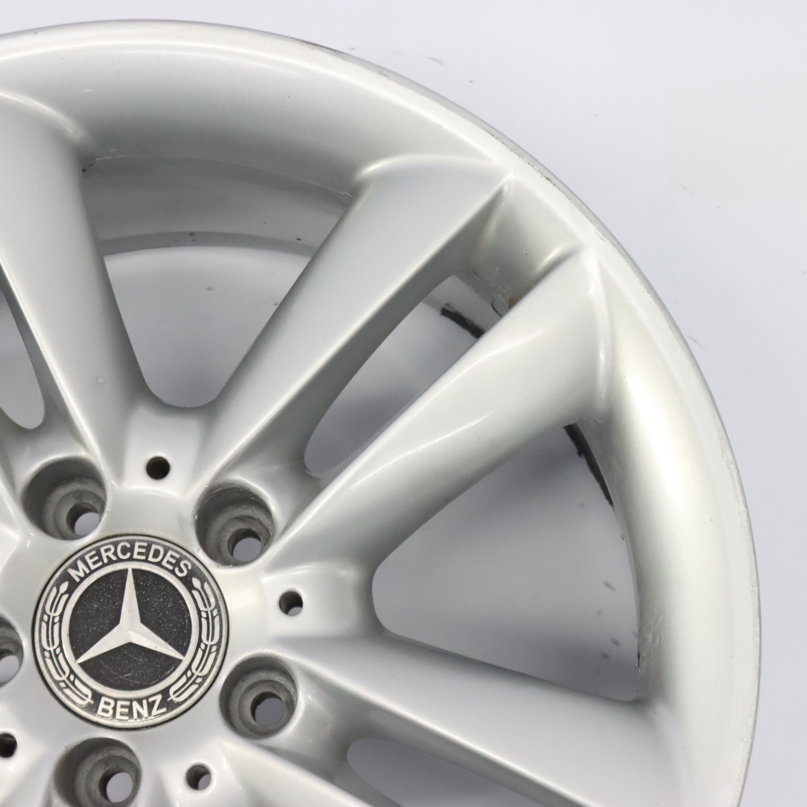 Mercedes C209 Silberne Leicht metall felge 17" 8.5J ET:30 A2094014302