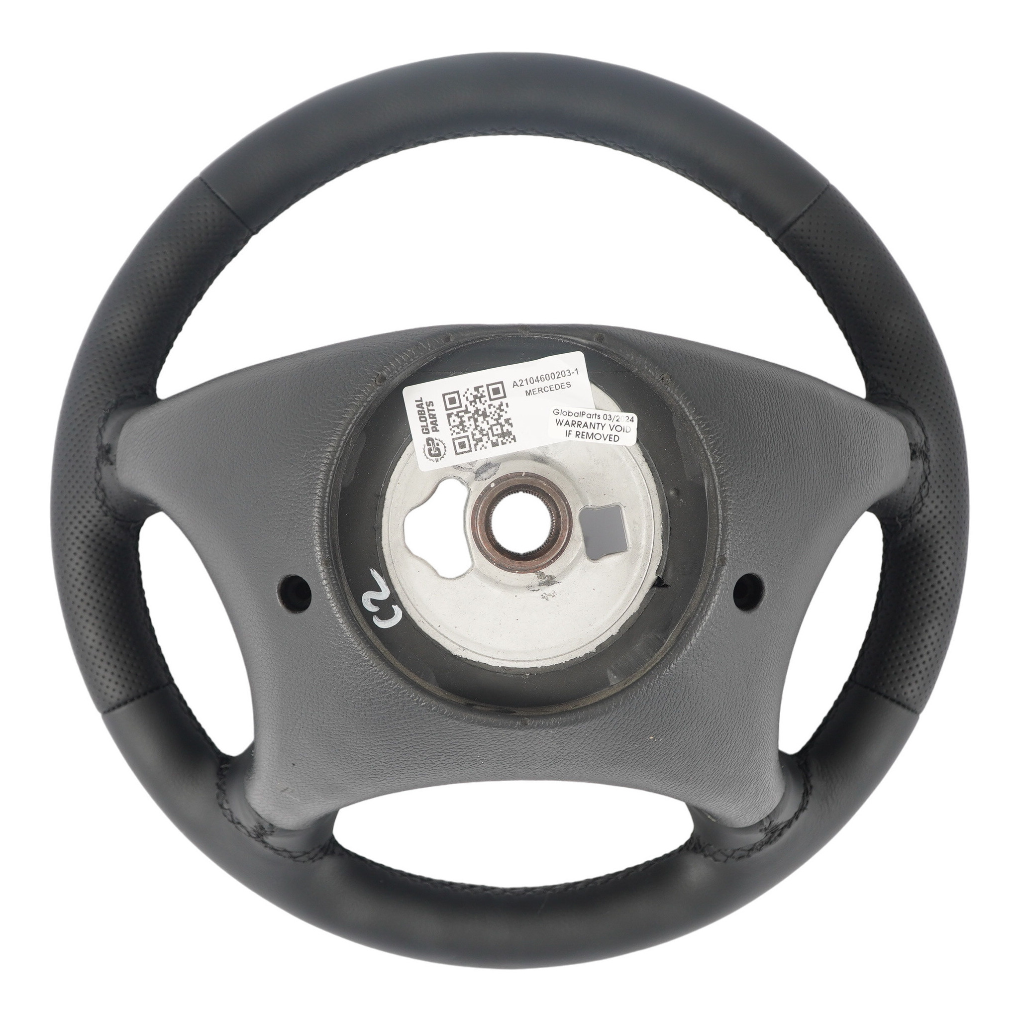 Mercedes W210 S210 CLK C208 W208 A208 NEW Black Leather Steering Wheel