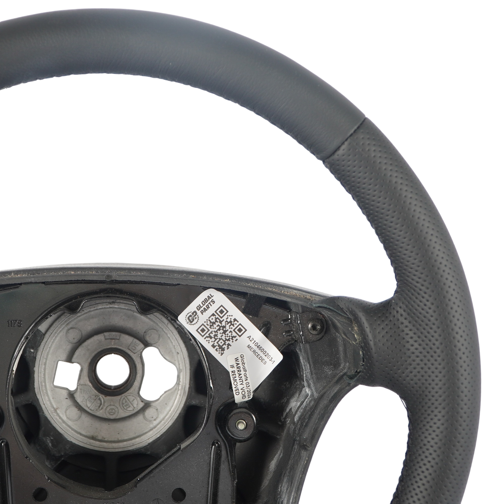 Mercedes W210 S210 CLK C208 W208 A208 NEW Black Leather Steering Wheel