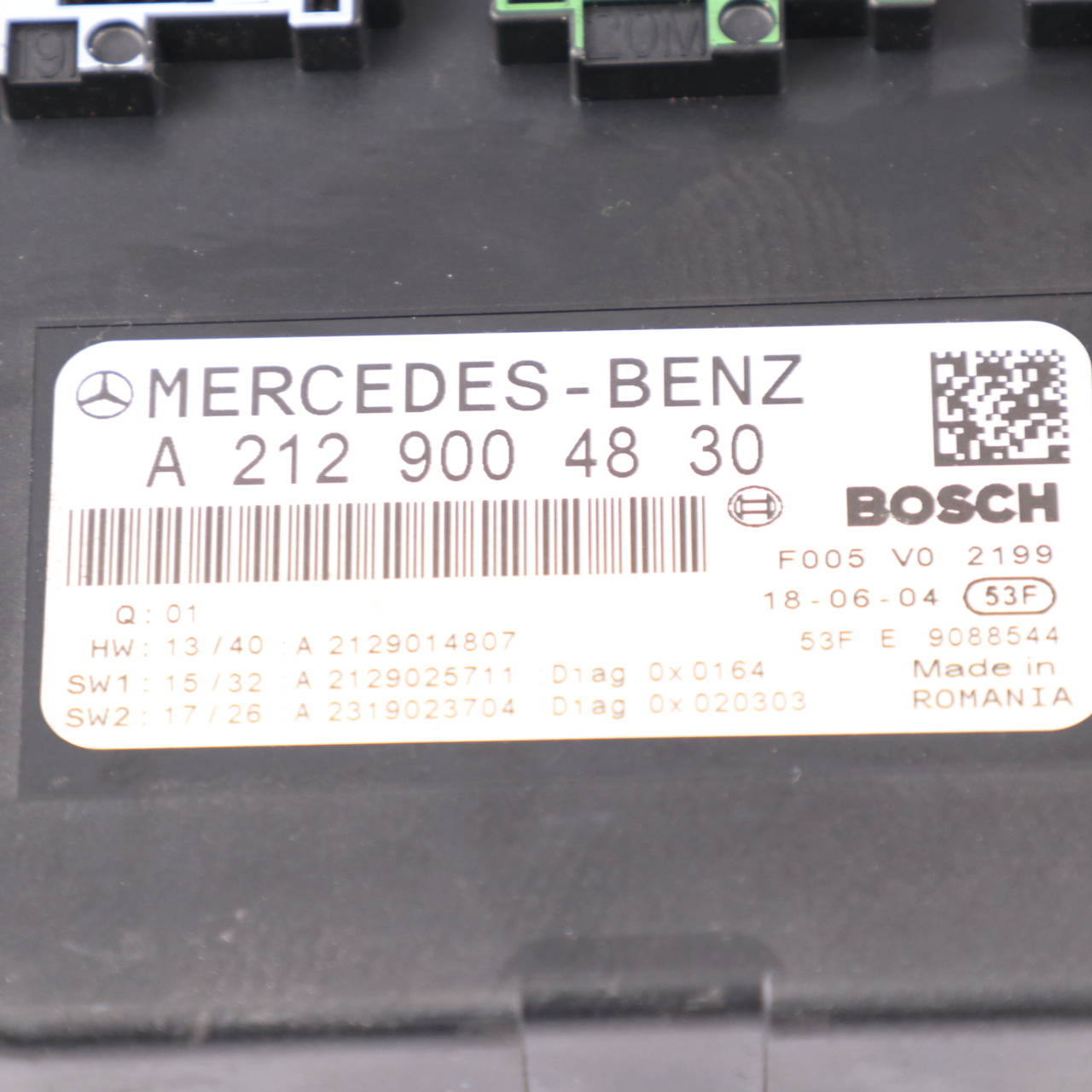 Mercedes SLK R172 W212 Rear Fuse Box SAM Relay Control Unit Module A2129004830