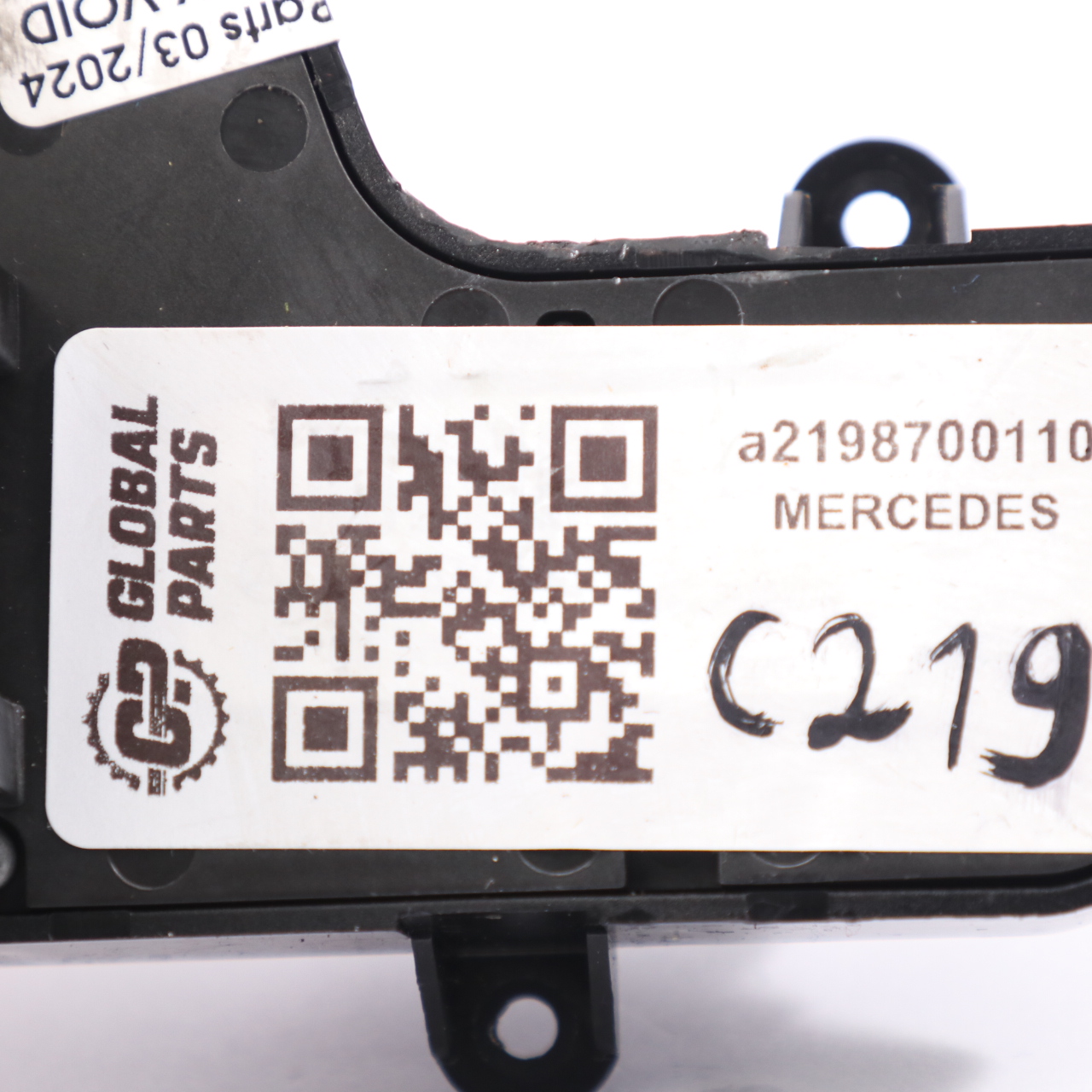 Sitzverstellungsschalter Mercedes W219 Bedienfeld vorne links A2198700110