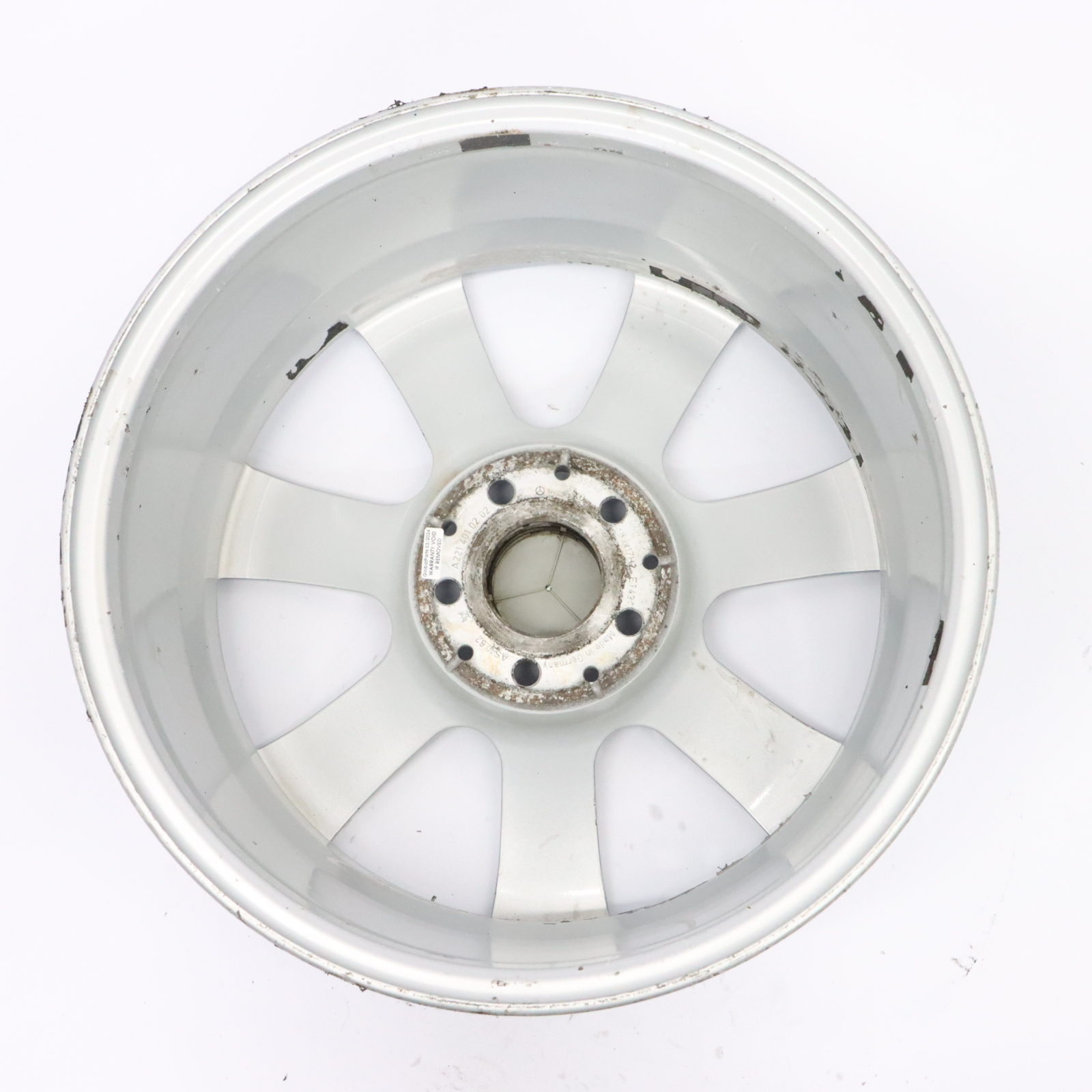 Mercedes W216 W221 Silver Alloy Wheel Rim 17" 8J ET:43 A2214010202